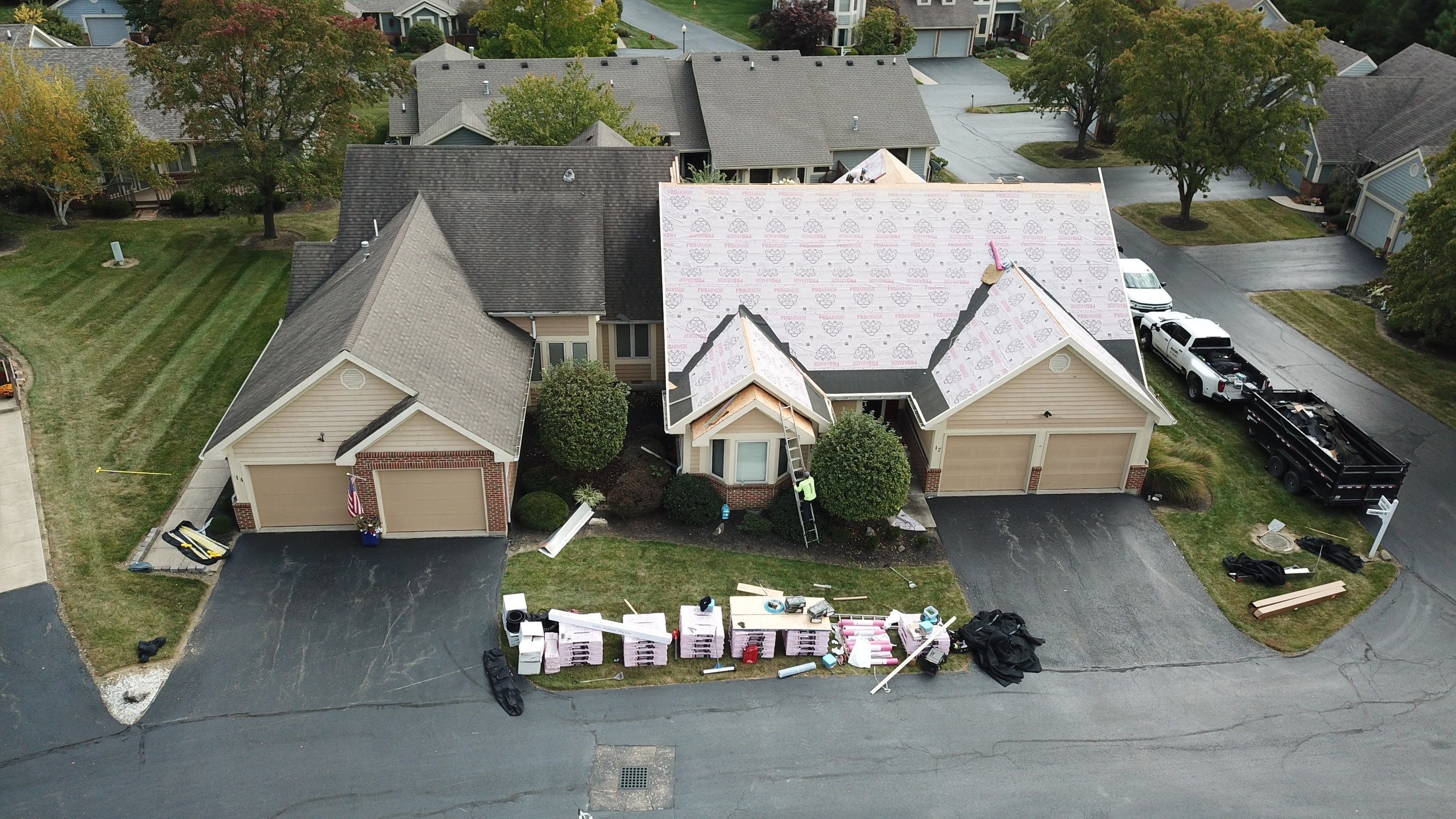 Residential Roofing Installation using Duration Series Shingles - Driftwood by RoofX 