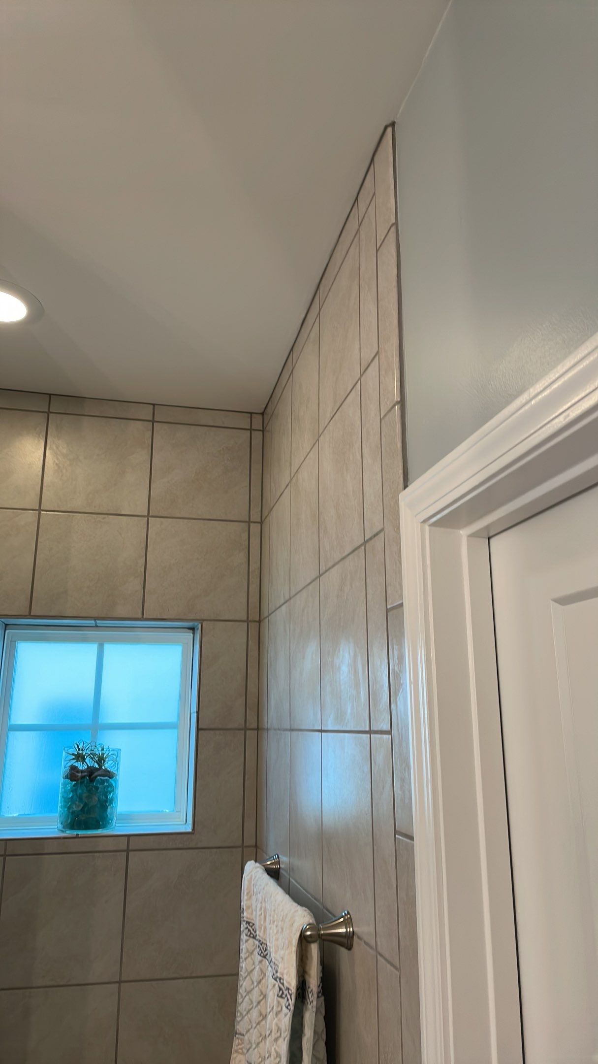Bathroom Remodel using Decorative Tile by Footprints Floors of Coastal Carolina