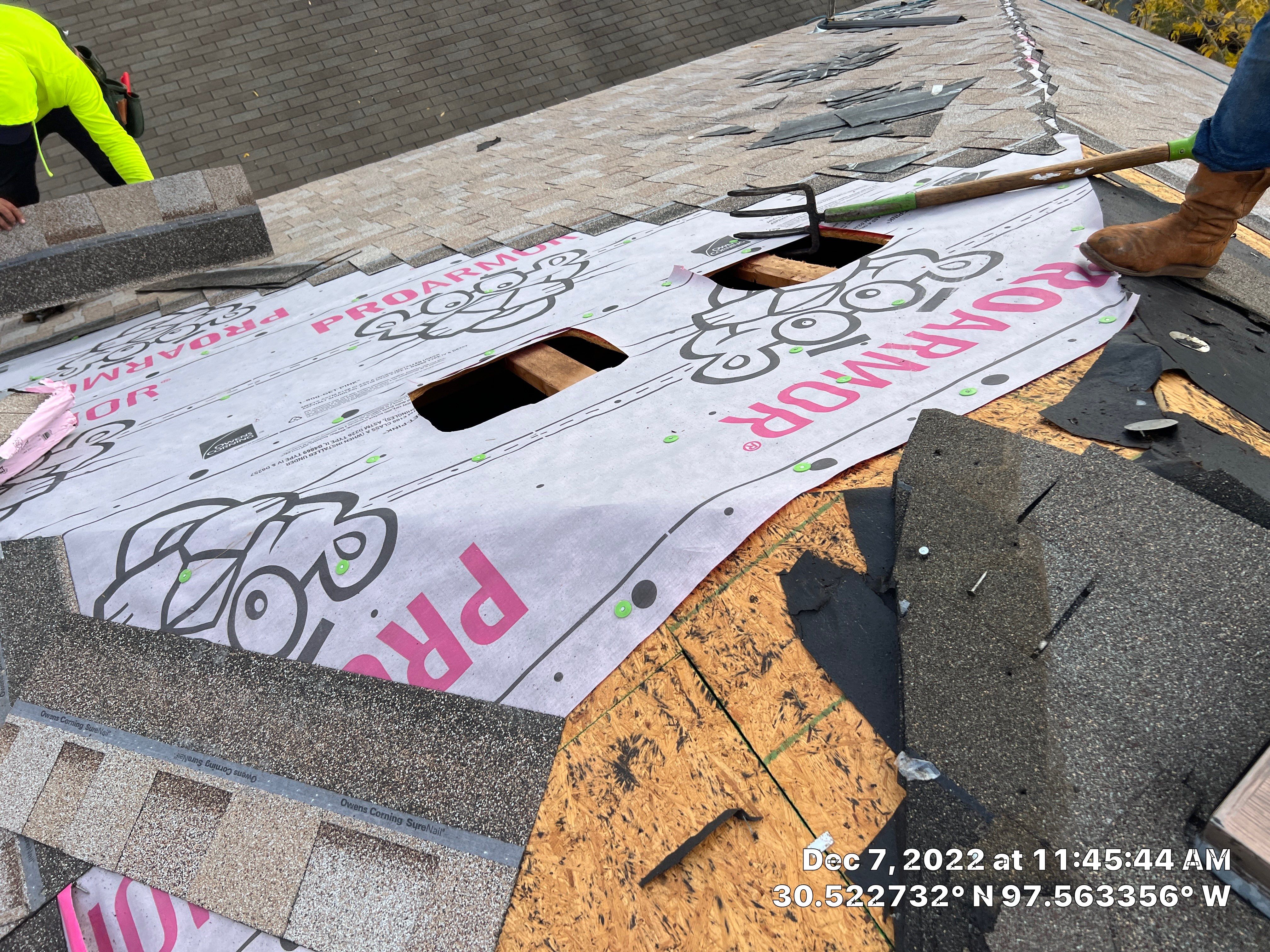 Residential Exterior Restoration and Roof Update in Hutto by Caliber Restoration LLC