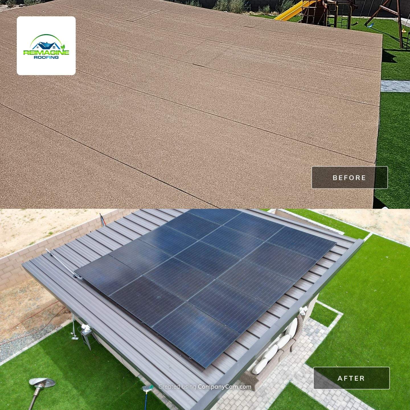 Dark Bronze Standing Seam by Reimagine Roofing
