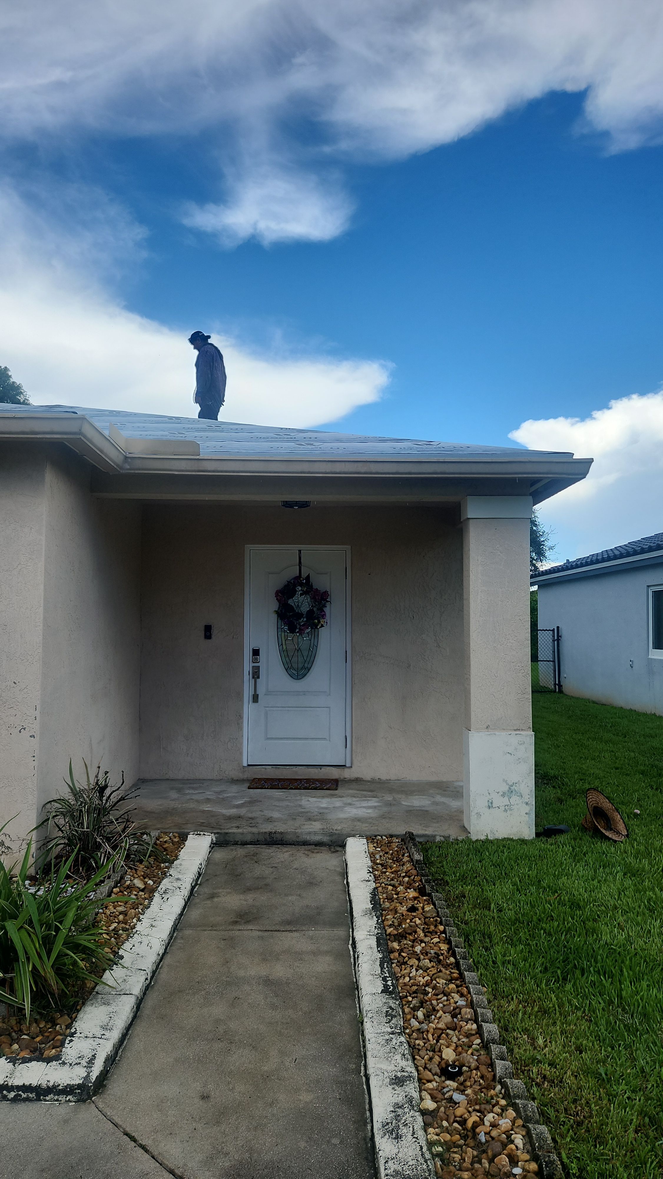 Residential Concrete Tile Roof Replacement and Deck Repair in Miramar by Aastro Roofing