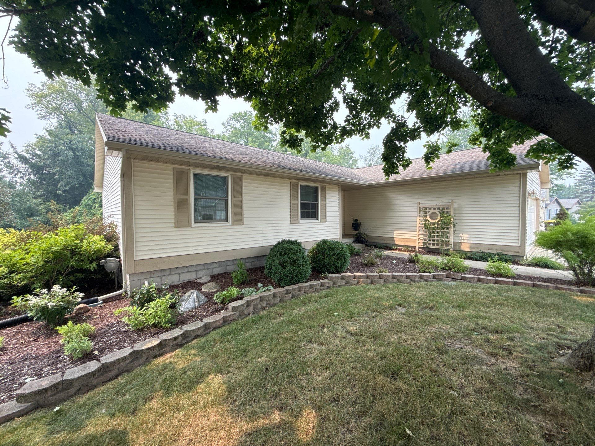 Gutter job in Holt by Sunrise Seamless