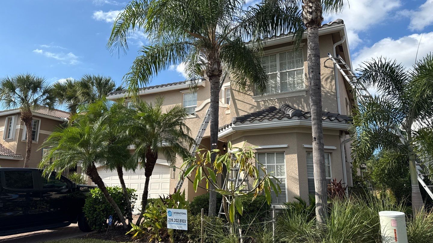 Residential Concrete Tile Install in Fort Myers, FL by International Roofing