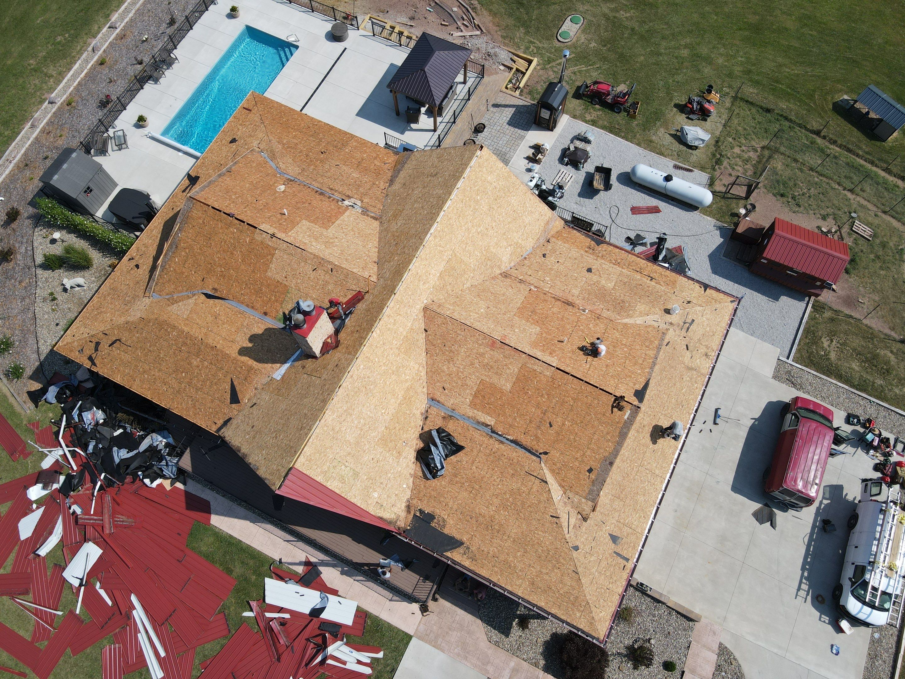 Residential Roofing Installation using GAF Timberline HDZ Charcoal In Parkersburg WV by Rainstoppers Roofing