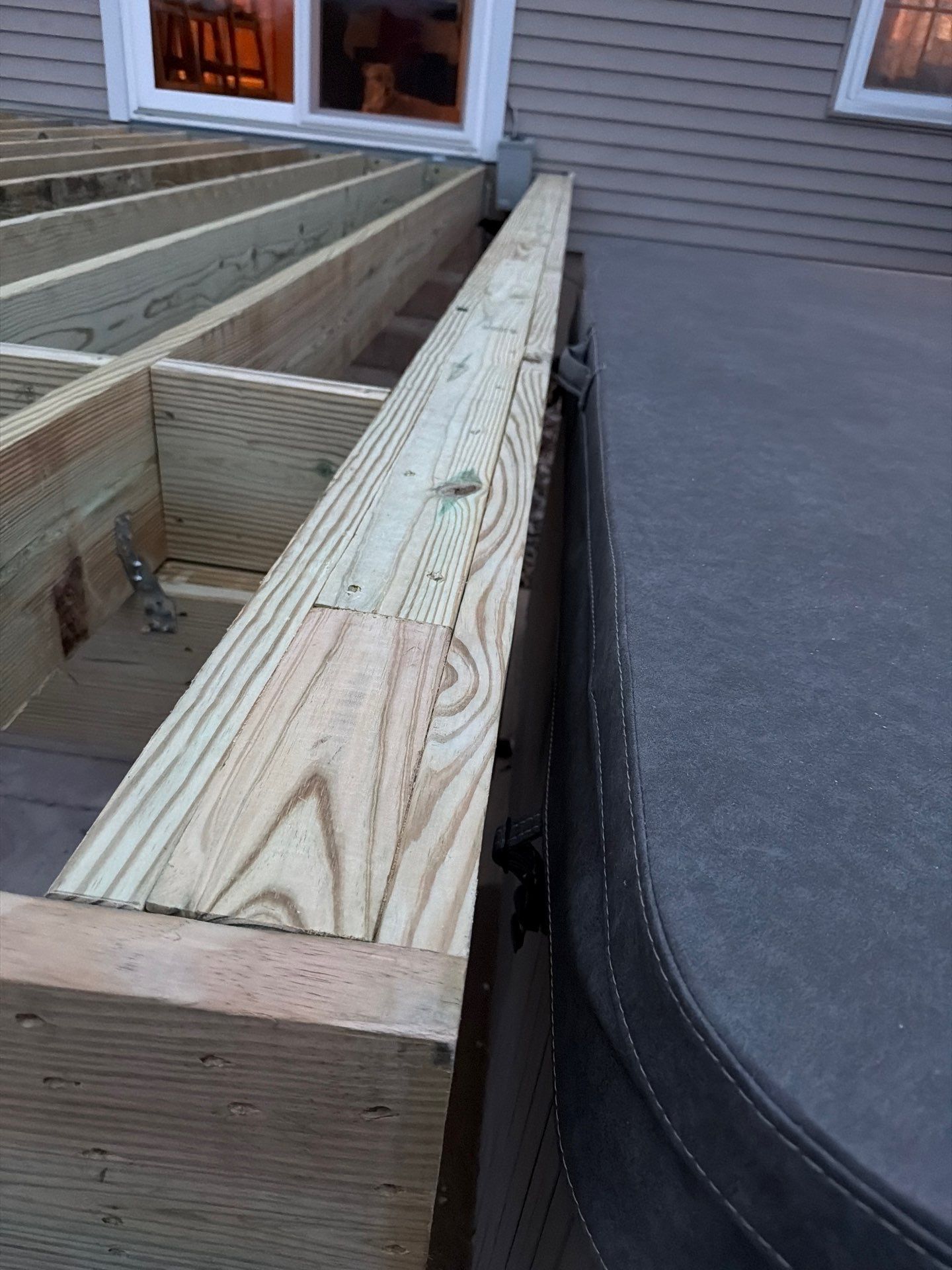 New Deck With a Roof and TV Mount in Raritan, New Jersey by deck guardian