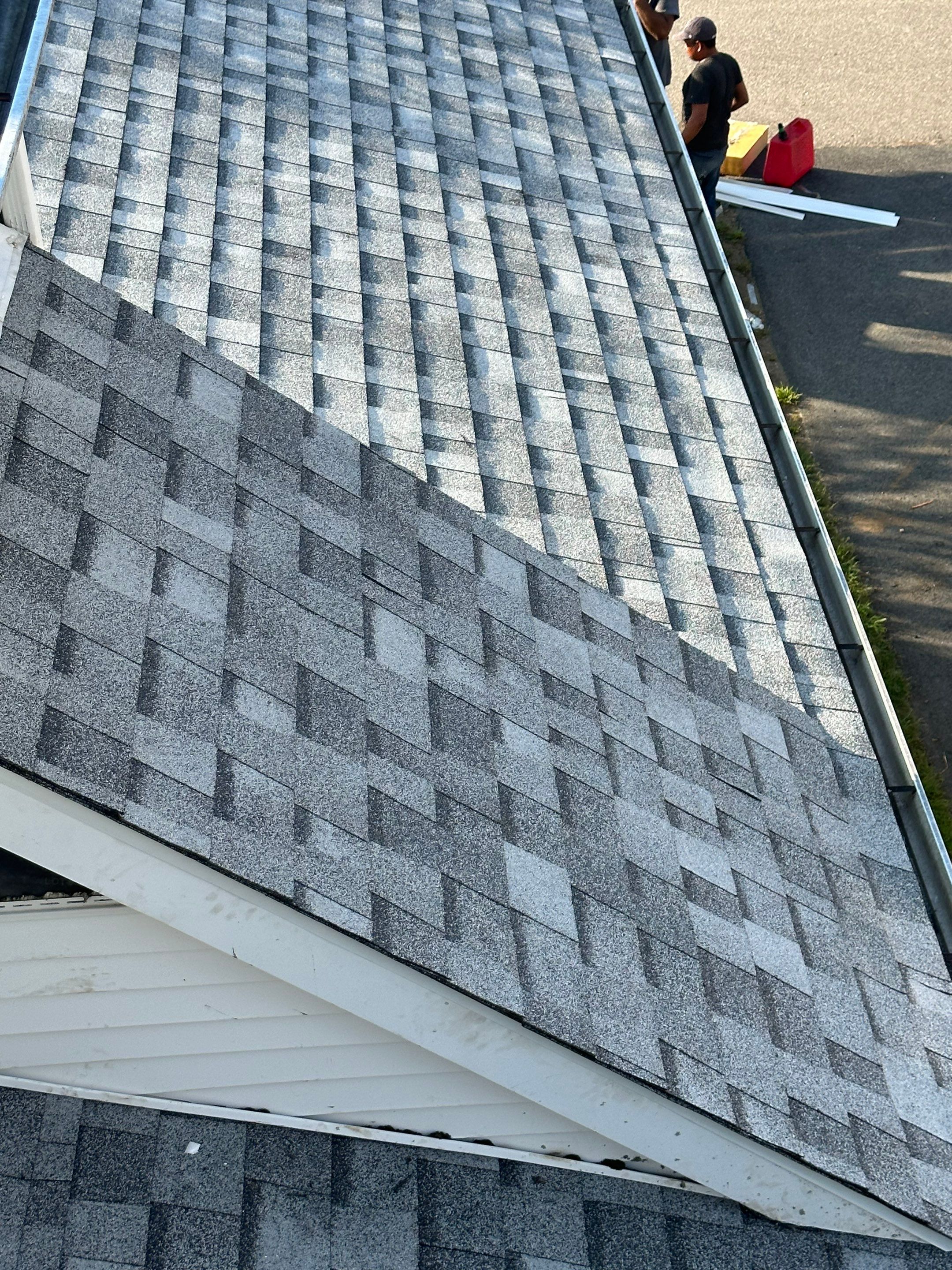 Residential Roofing Installation using Owens Corning TruDefinition Duration Sierra Gray by A Plus Exterior