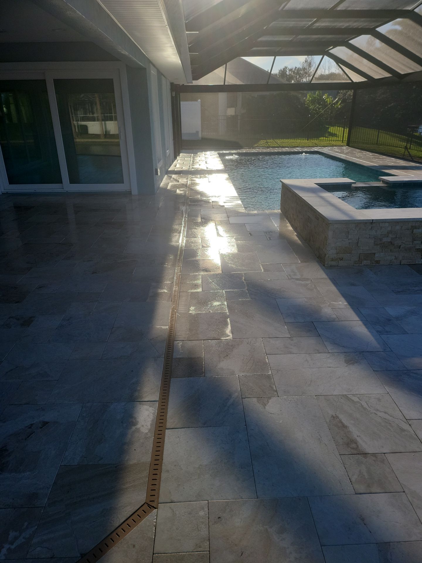 Pool Deck using Concrete Sealant by DuraSeal