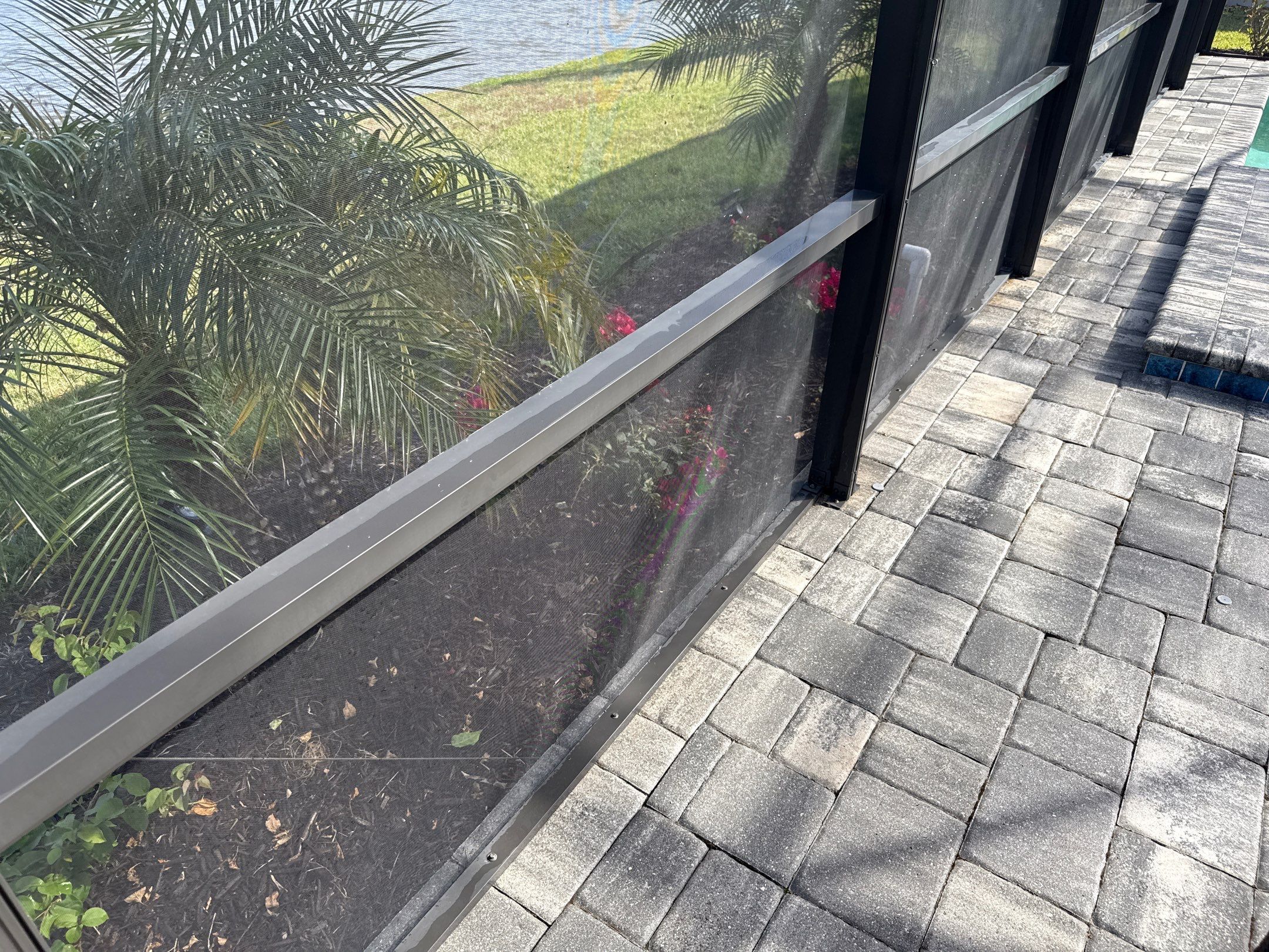 Pool Cage Screen Enclosure Cleaning in Canoe Creek – Parrish, FL by Sunshine AquaWash
