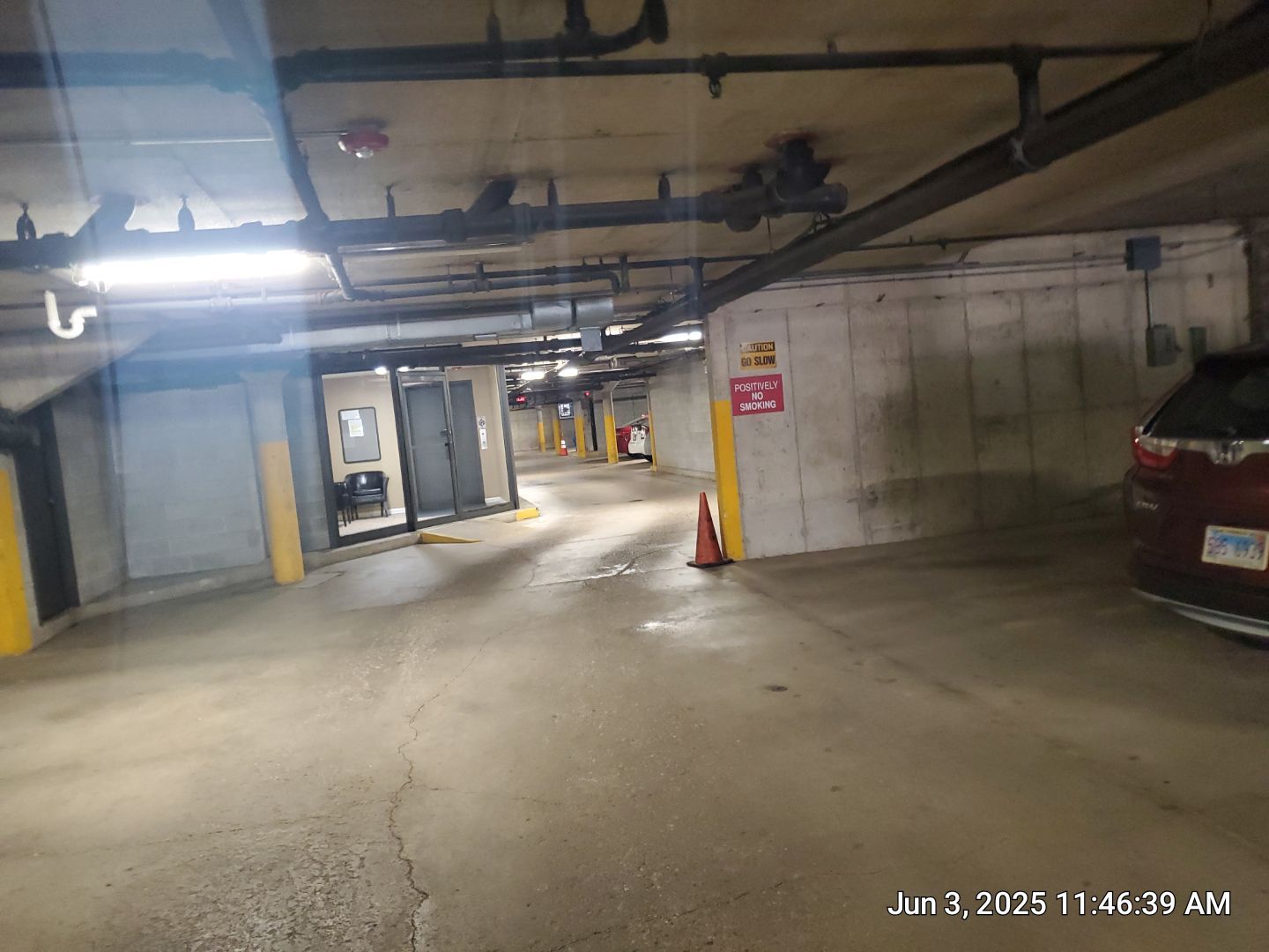 Parking garage cleaning by Northern Power Washing LLC.