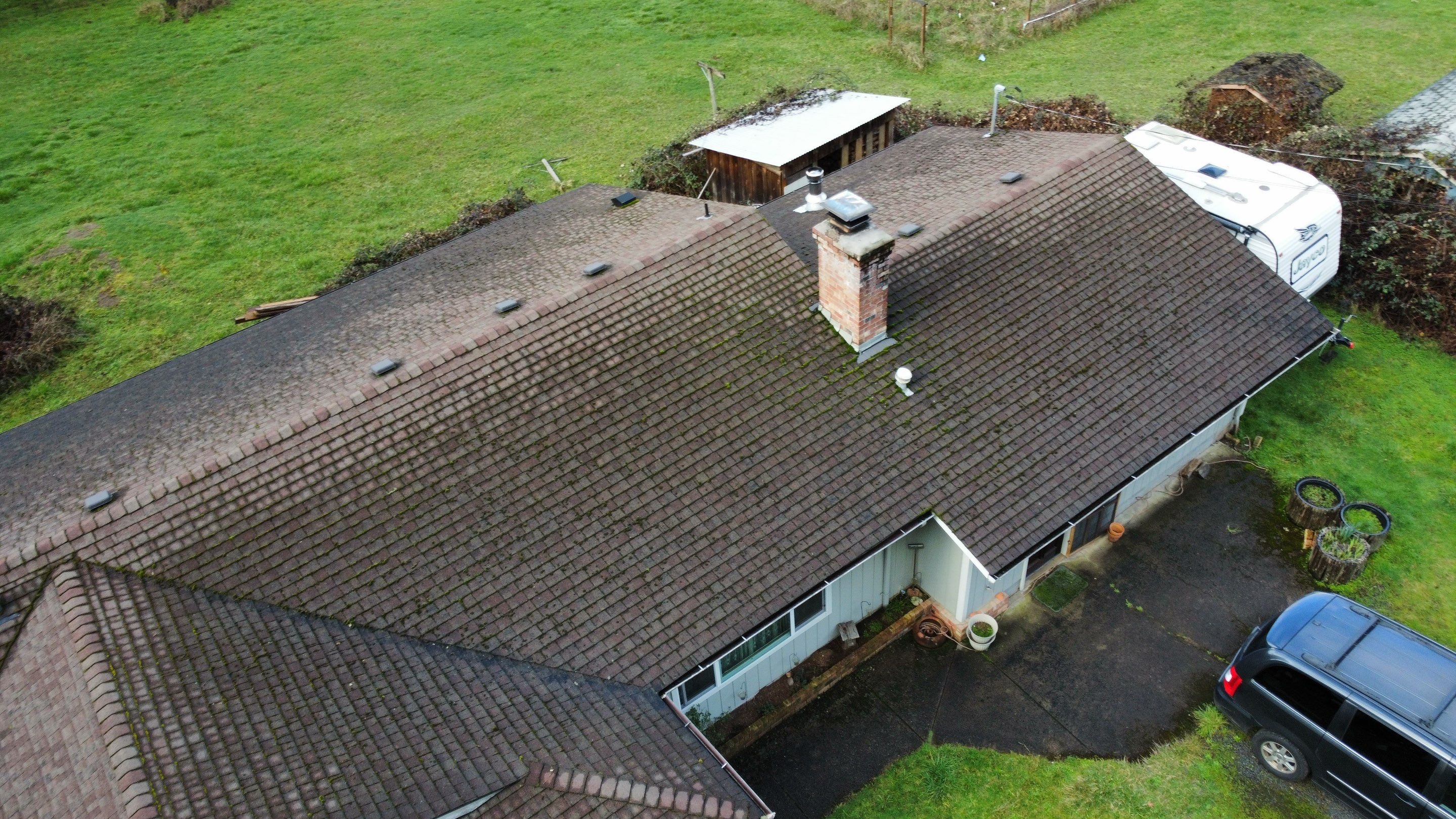 Residential Roofing Installation using IKO Dynasty (Color: Frostone Grey) by Orezona Building & Roofing Company, Inc.