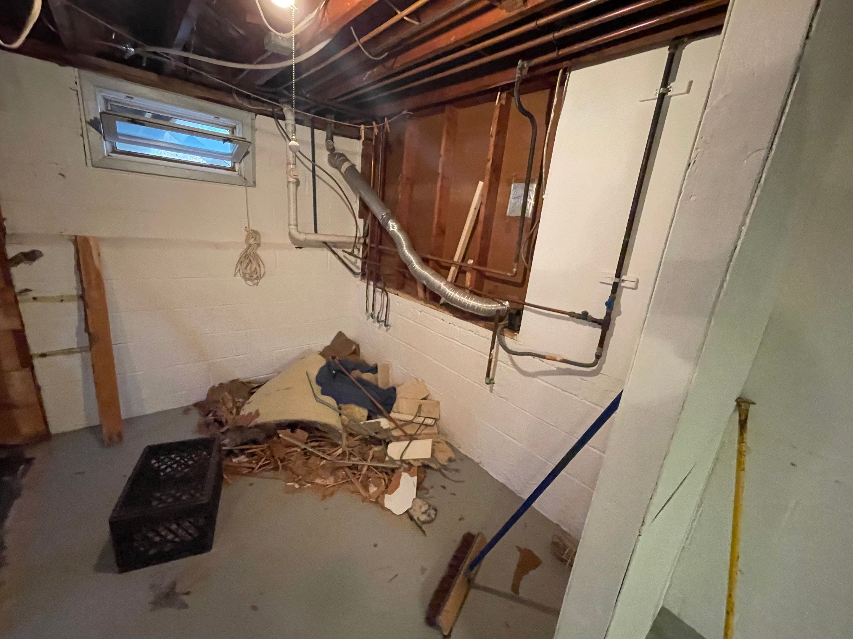 Basement Remodel using Wood by Home Concepts Construction