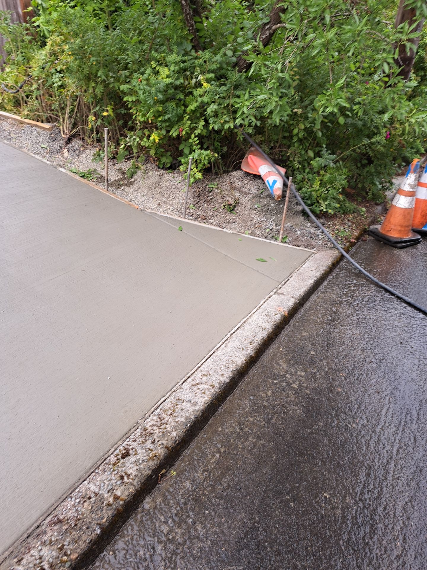 Front Driveway & Stairs Concrete Renovation | Kenmore  by Jireh Asphalt & Concrete Inc 