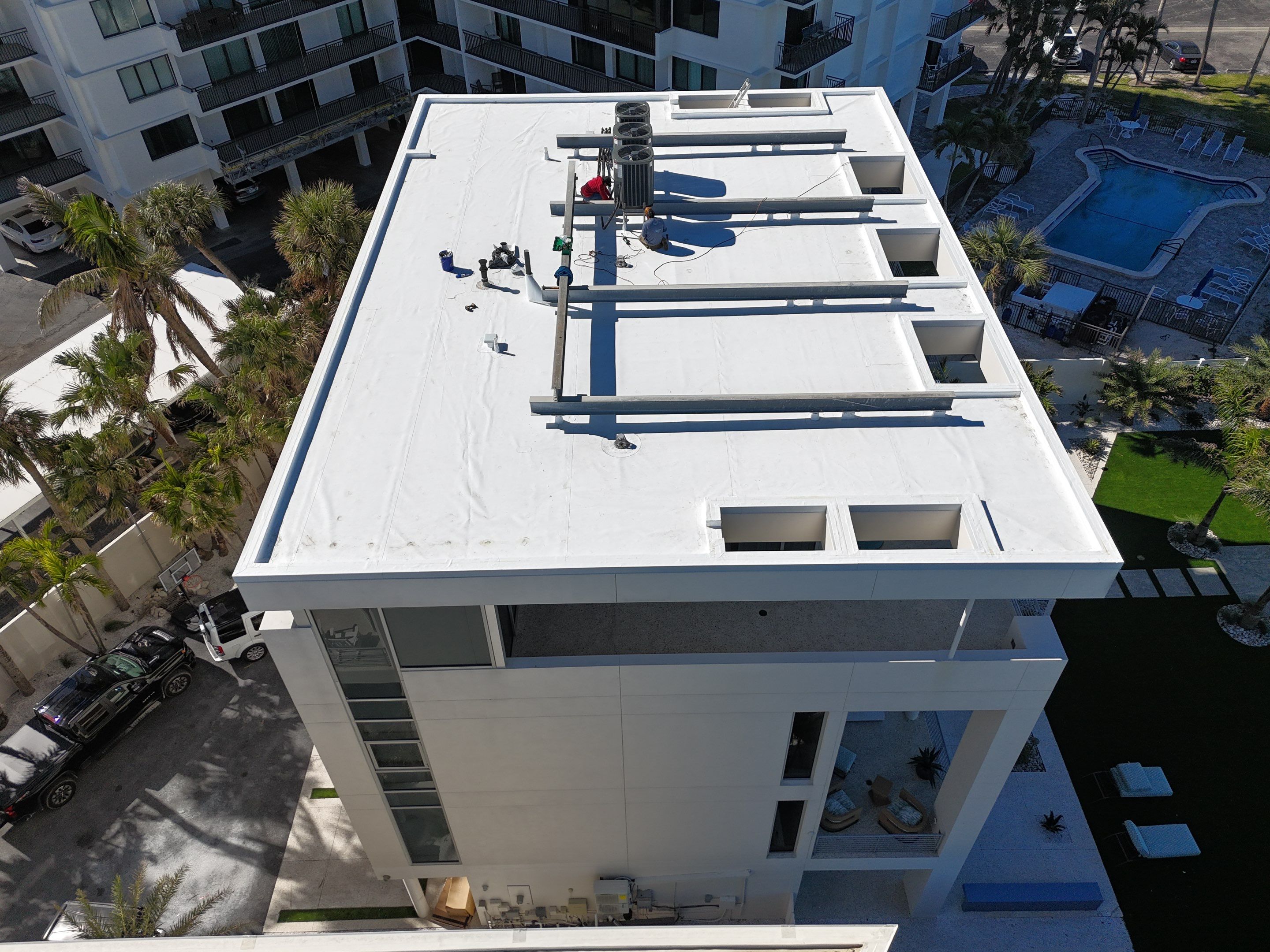 GAF EverGuard® TPO Roof Replacement – Siesta Key, FL by Steadfast Roofing