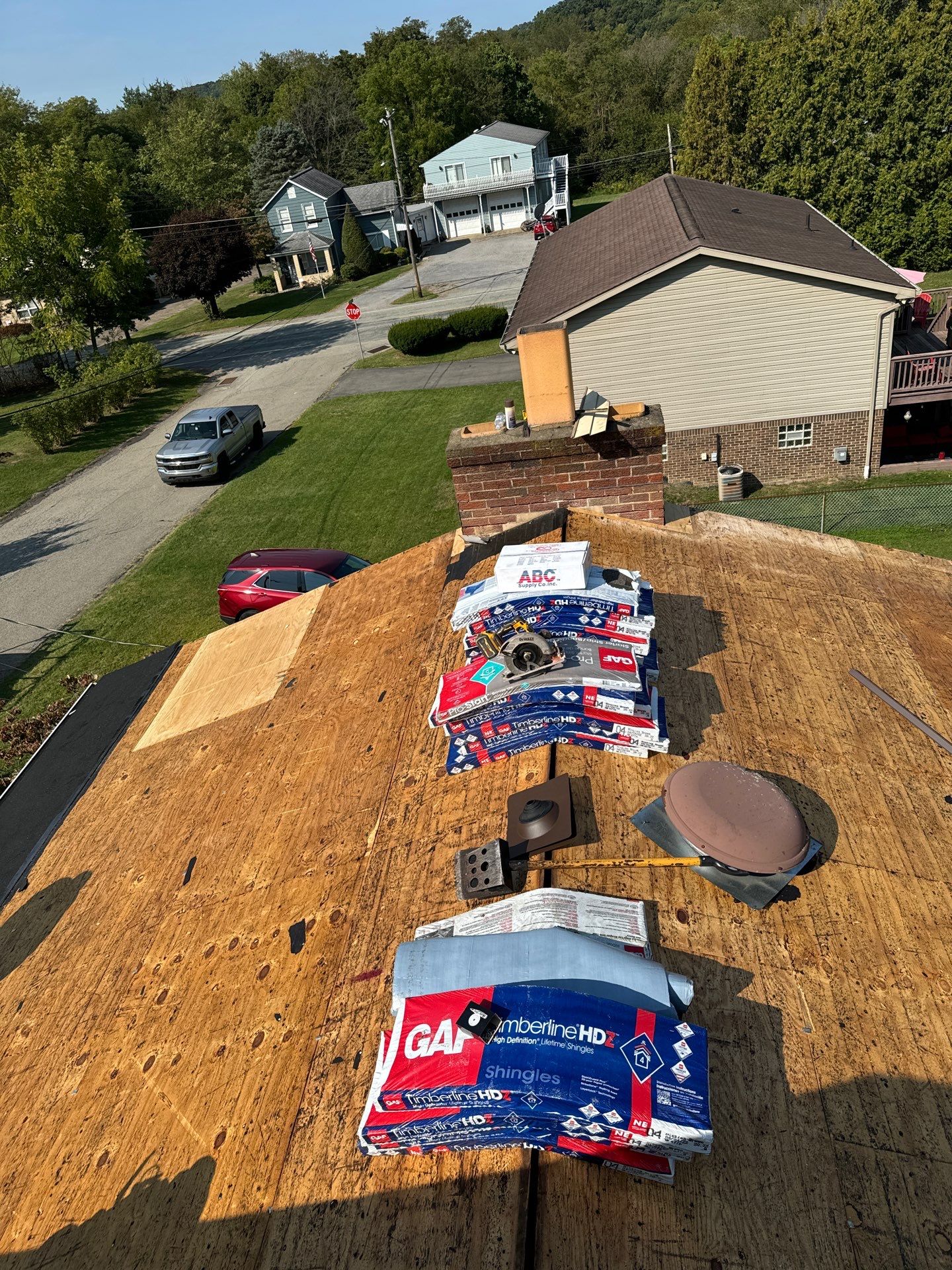Residential Roofing Installation using GAF HDZ SHINGLES by La Bendicion Contruction Llc
