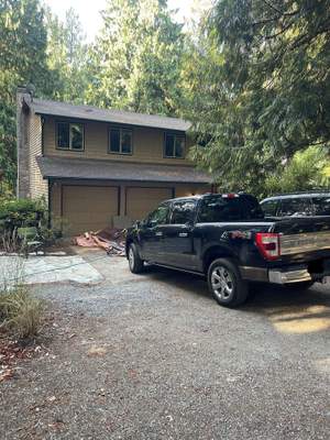 Residential Roof Replacement in Progress in Bainbridge Island, WA
