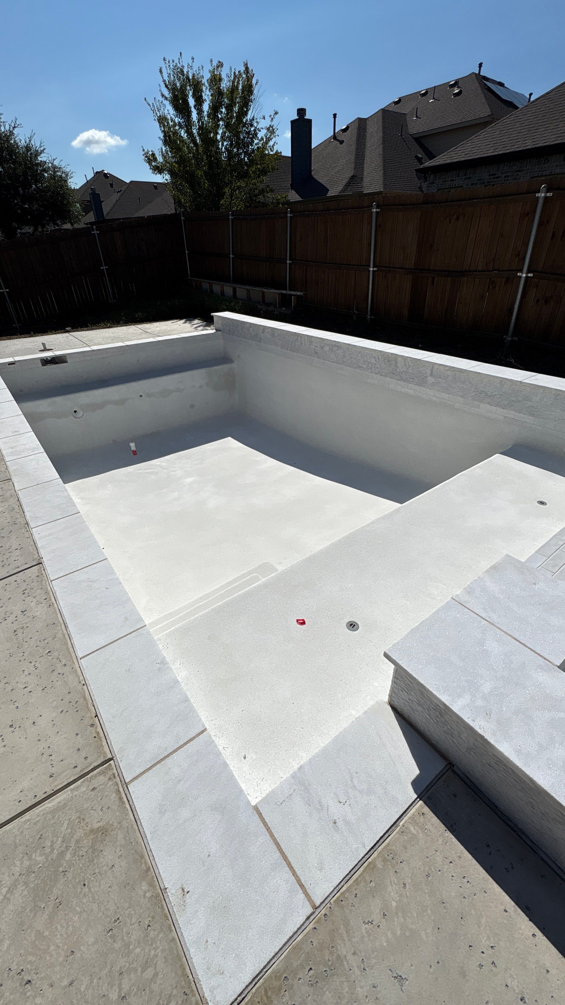 Geometric Pool with Level Spa by Pinnacle Pools and Spas - DFW
