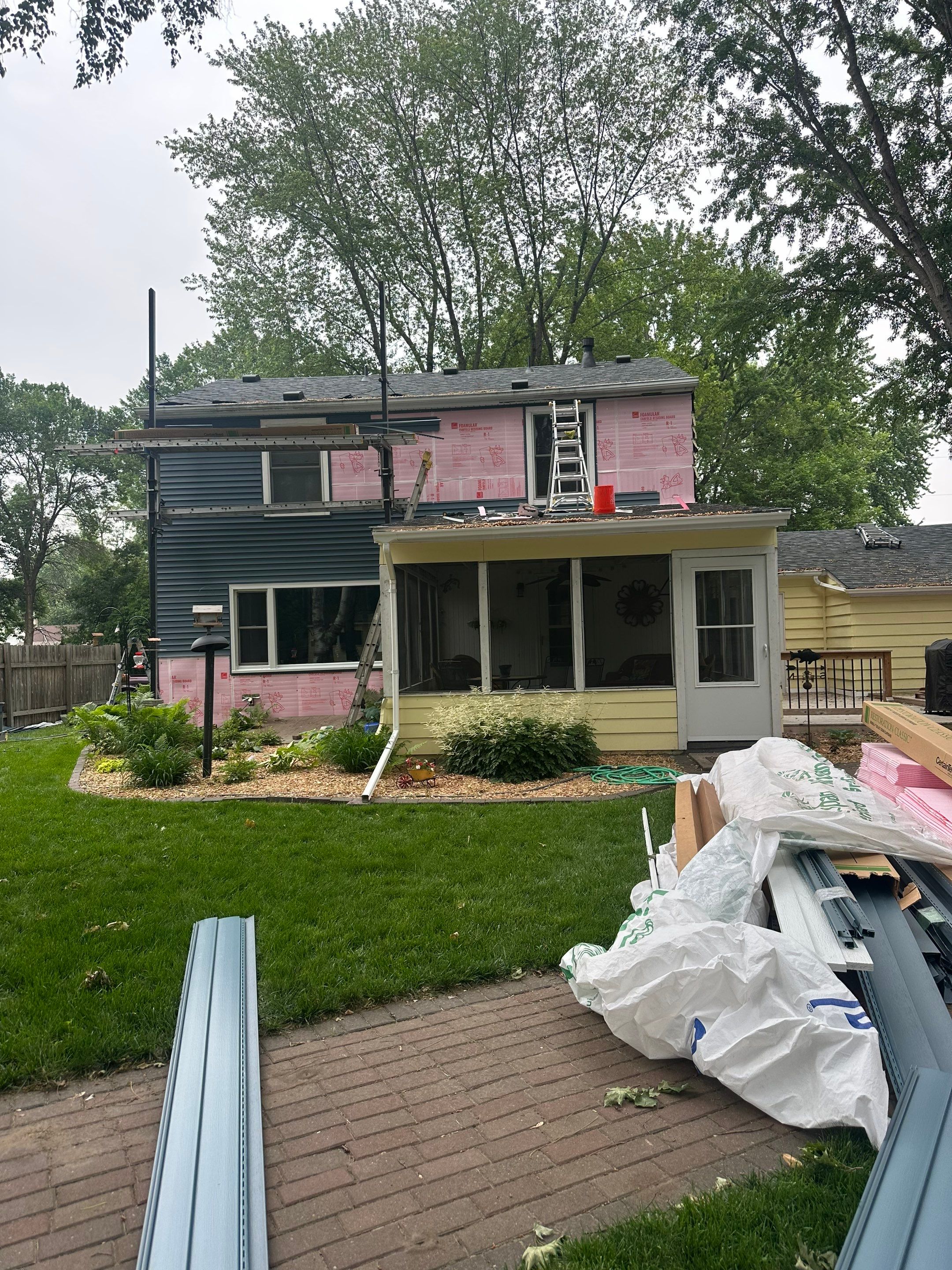 Siding replacement. Isanti Mn by Koska construction llc