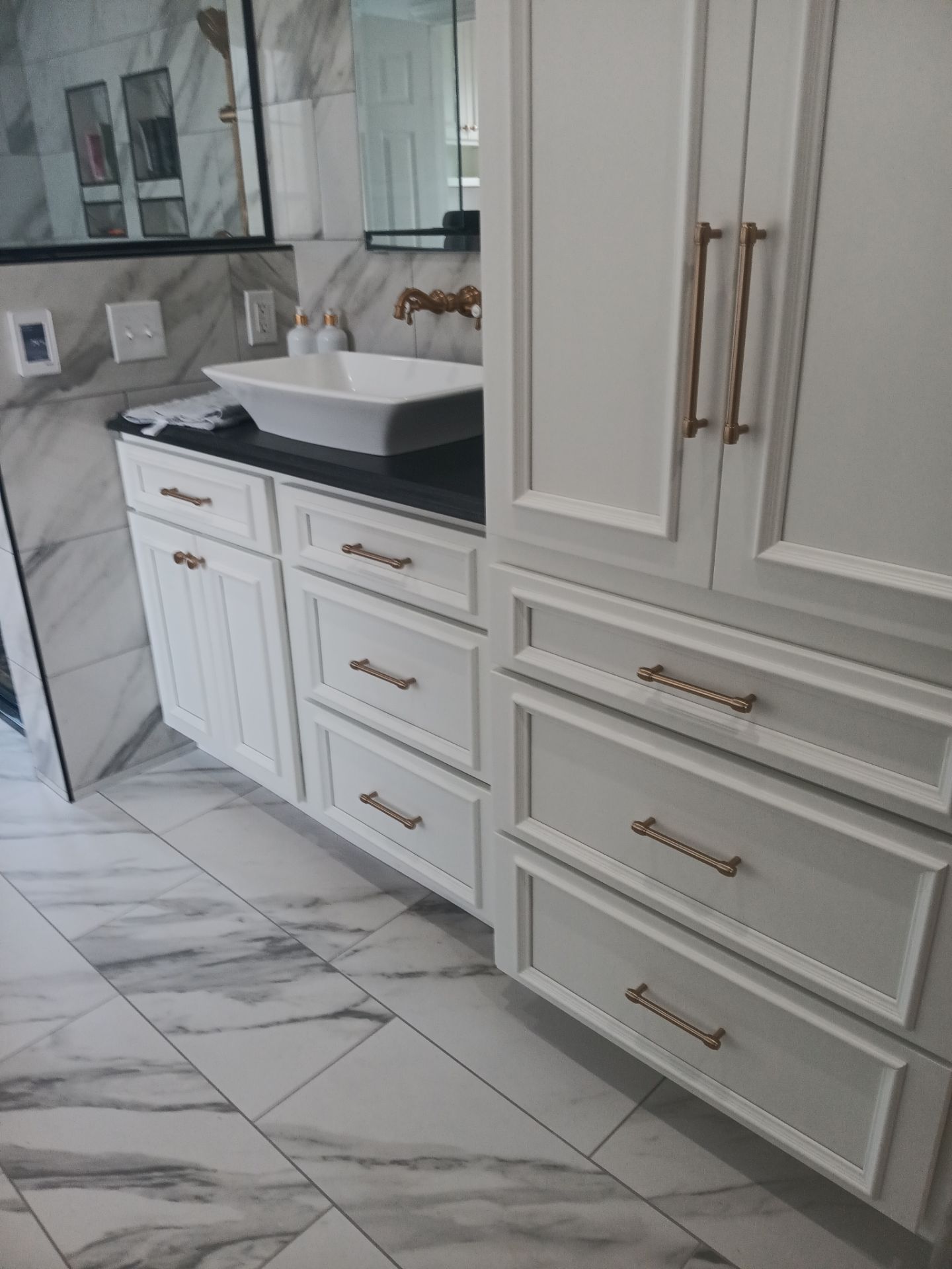 Shumaker Bathroom Remodel by Kitchen Works LLC