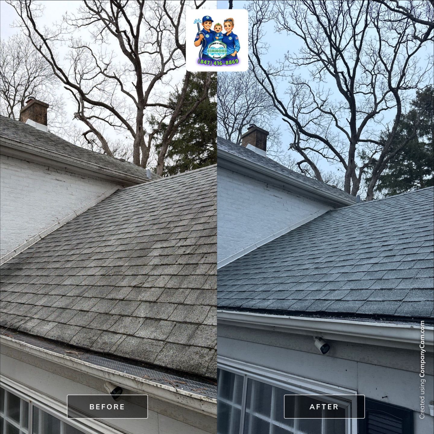 Project in Mundelein by Simmons Power & Soft Washing