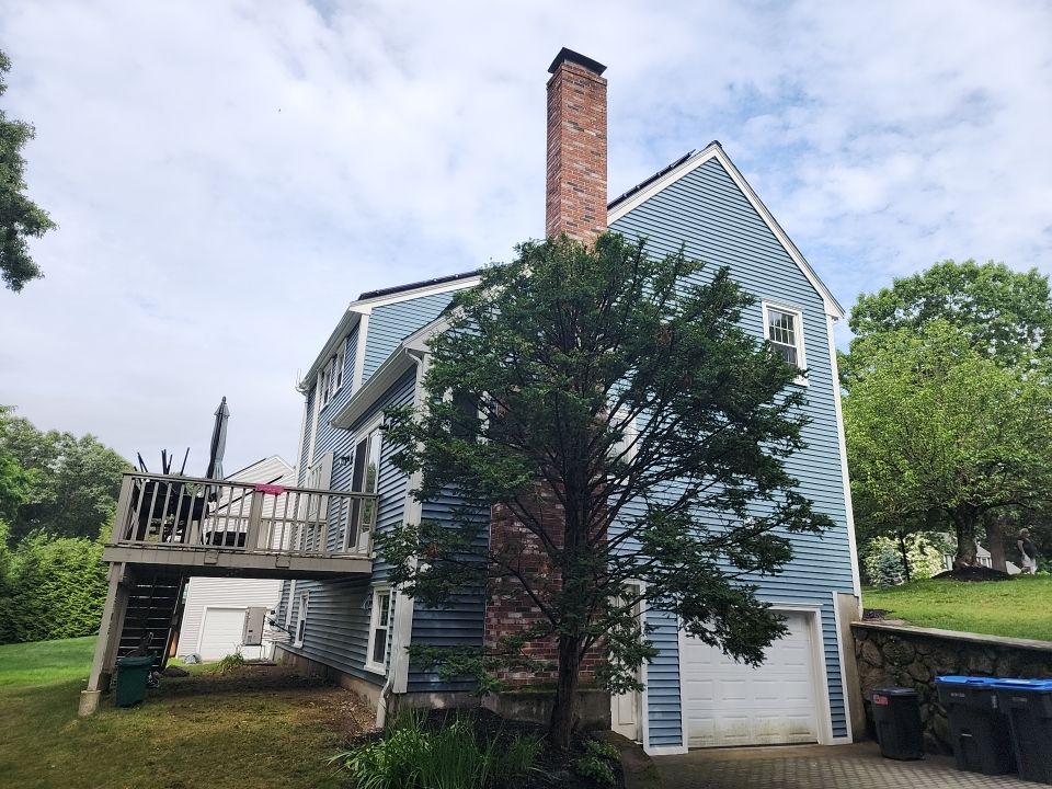 Monogram siding in Natick,Ma by UBrothers Construction