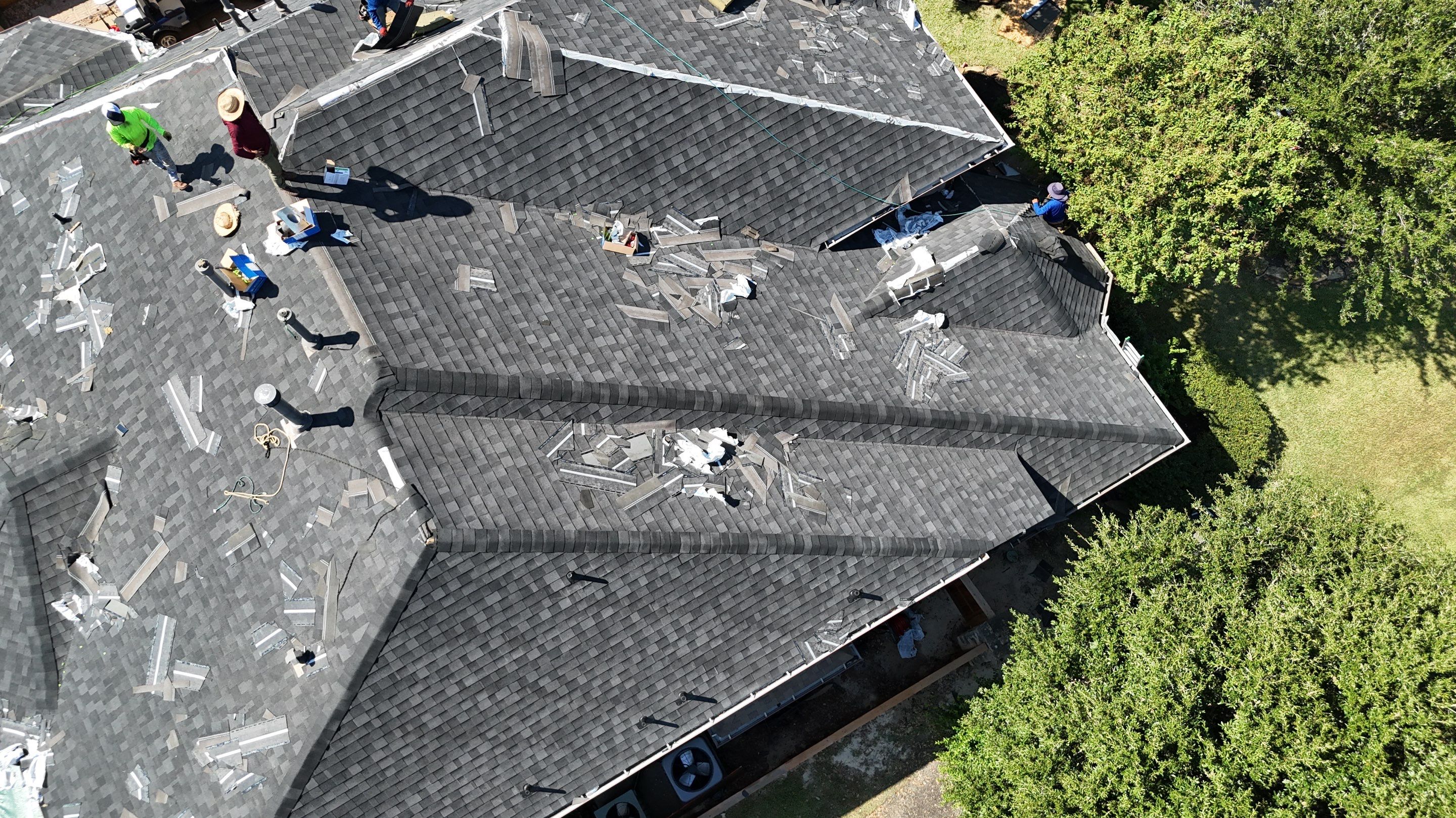 Residential Roofing Installation using IKO Dynasty by Core Four Roofing