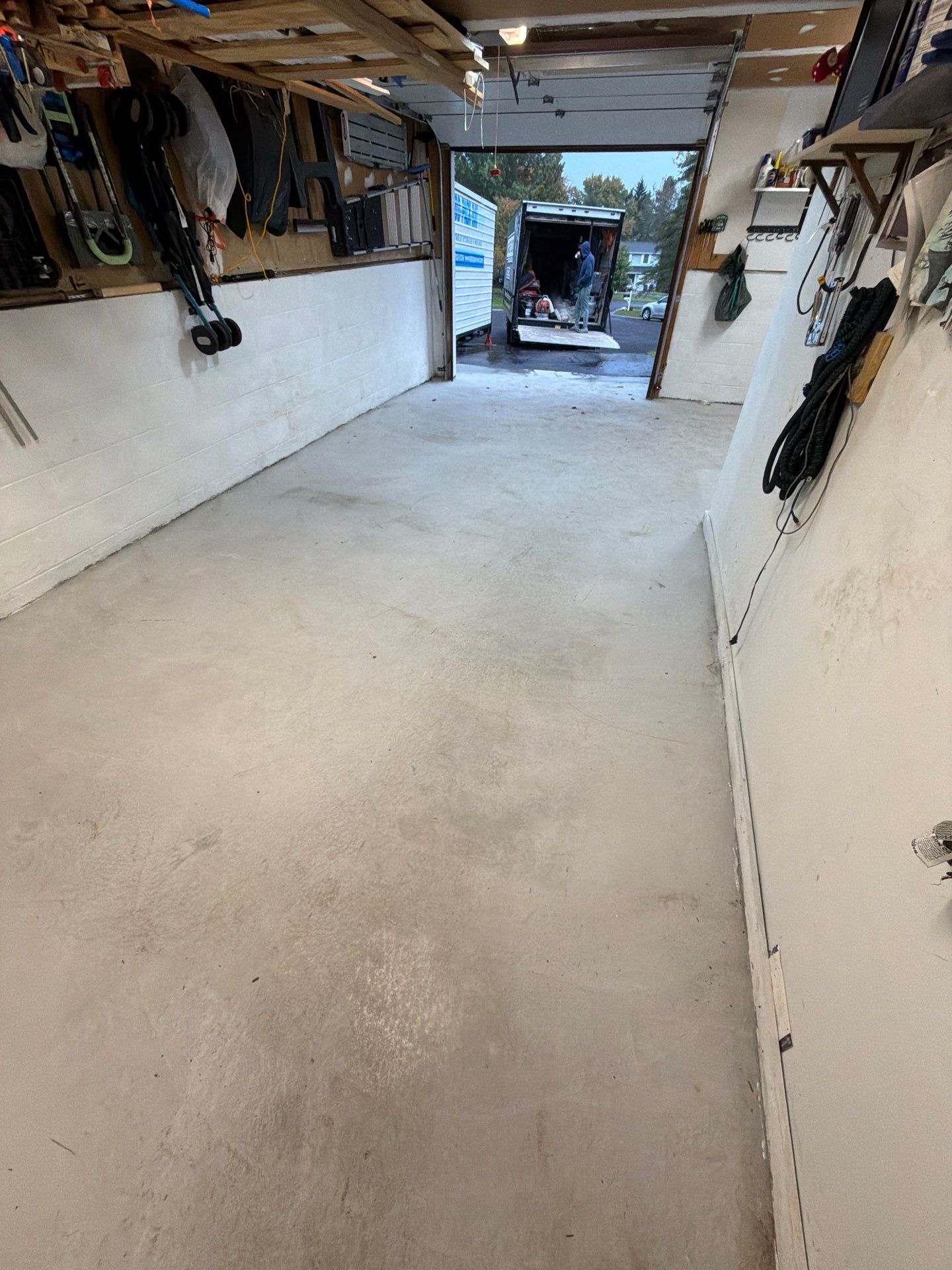 Vintage Silverado Garage Coating by NG Masonry & Construction LLC