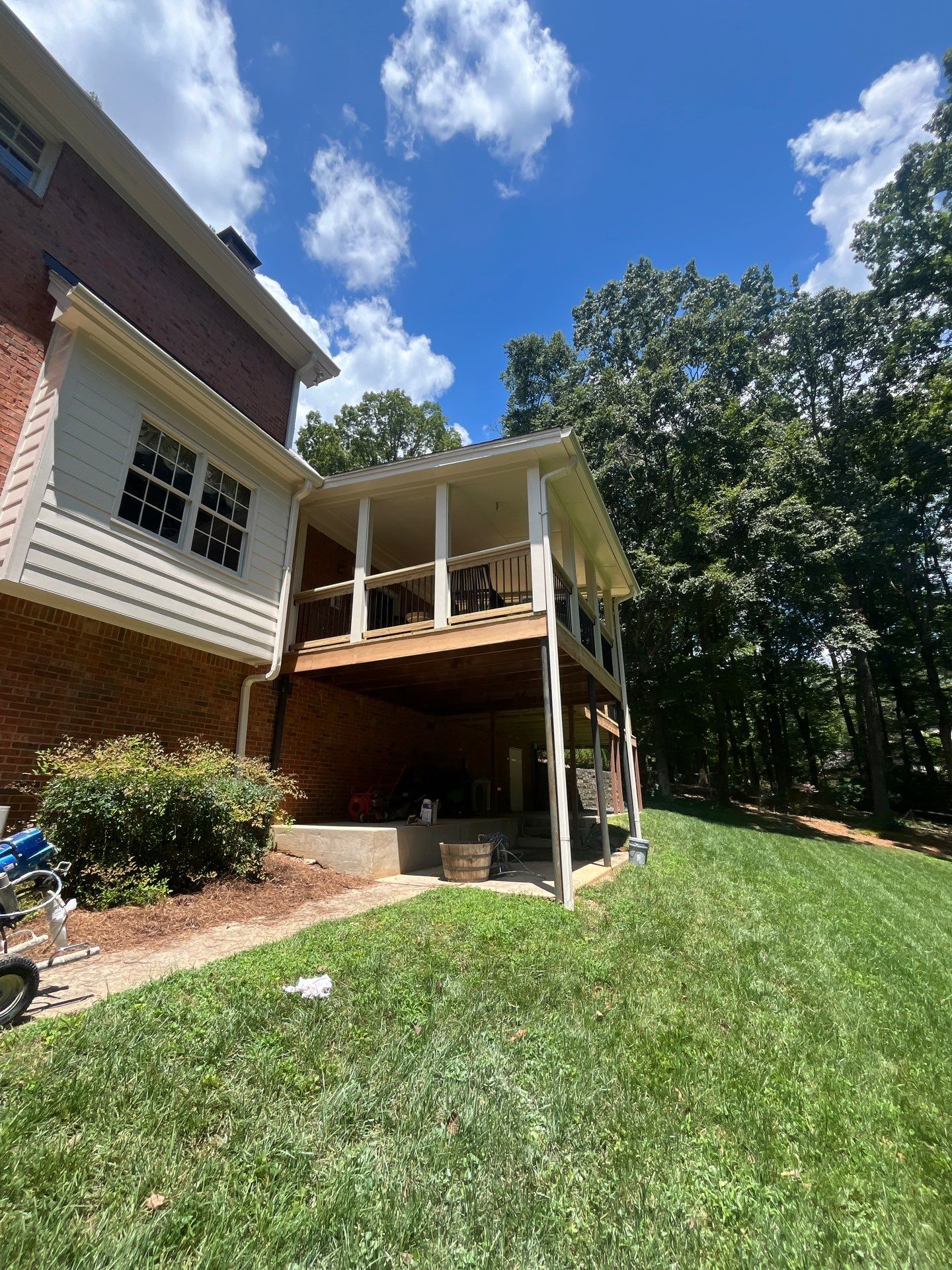 Stone Mountain, GA Rotted Wood & Shutter Replacement, Exterior Paint, and Deck Resurface by Nelson Exteriors