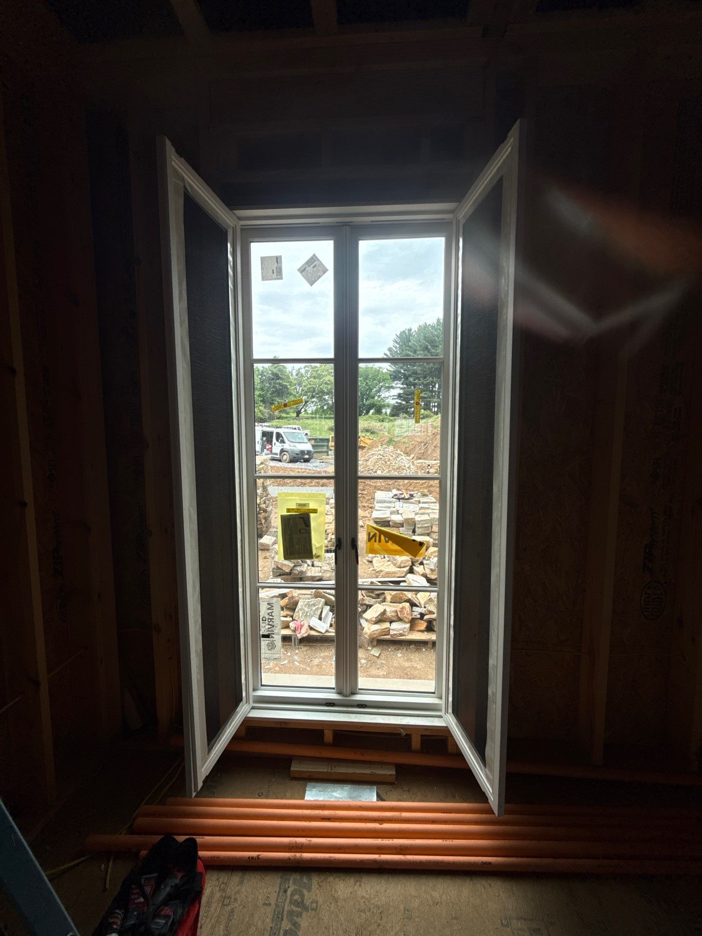 Marvin Window and Door Installation for Timonium Estate by Forbes Design Center