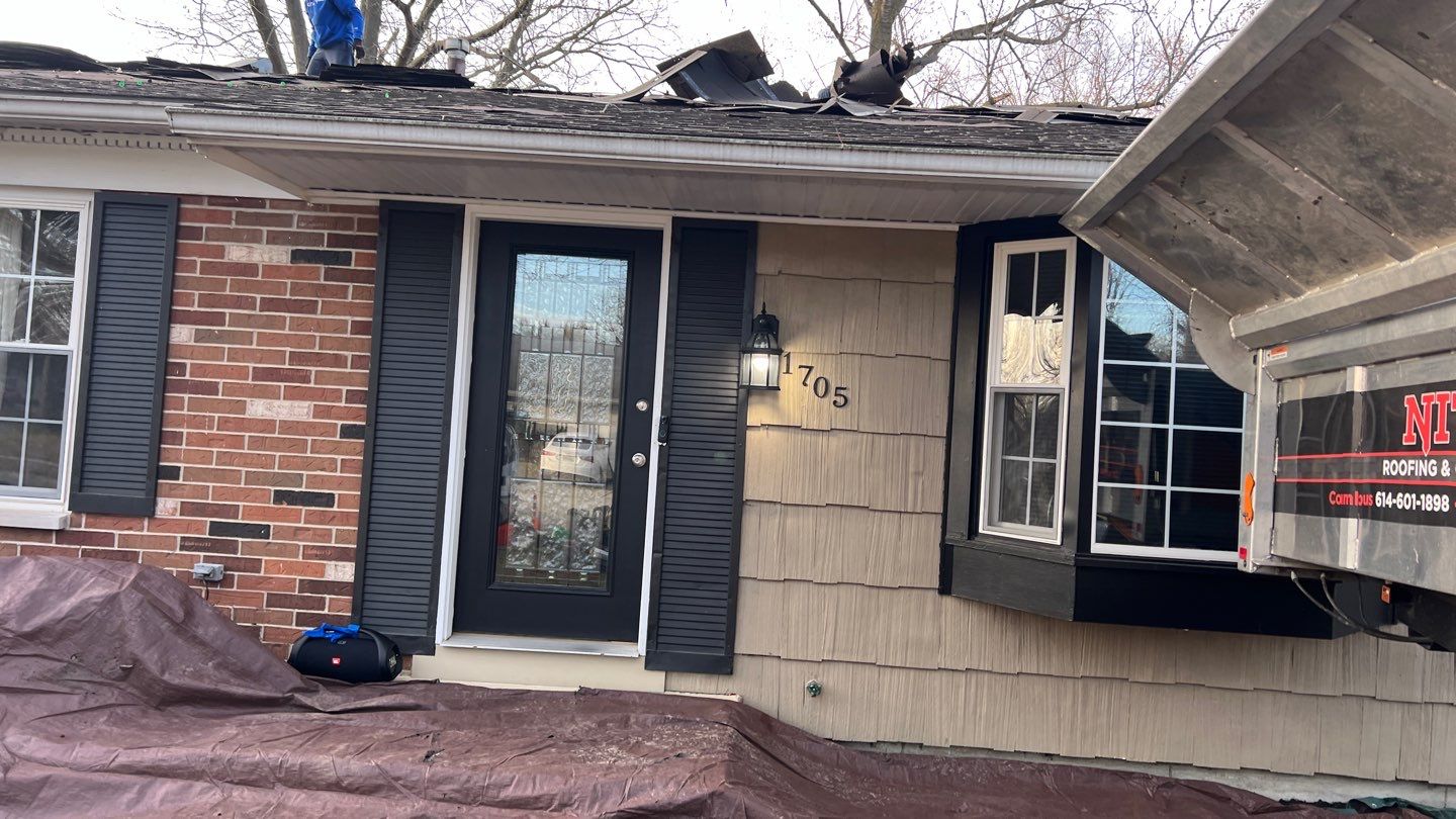 Residential Roofing Installation using GAF Timberline HDZ Charcoal by Nitro Roofing and Construction