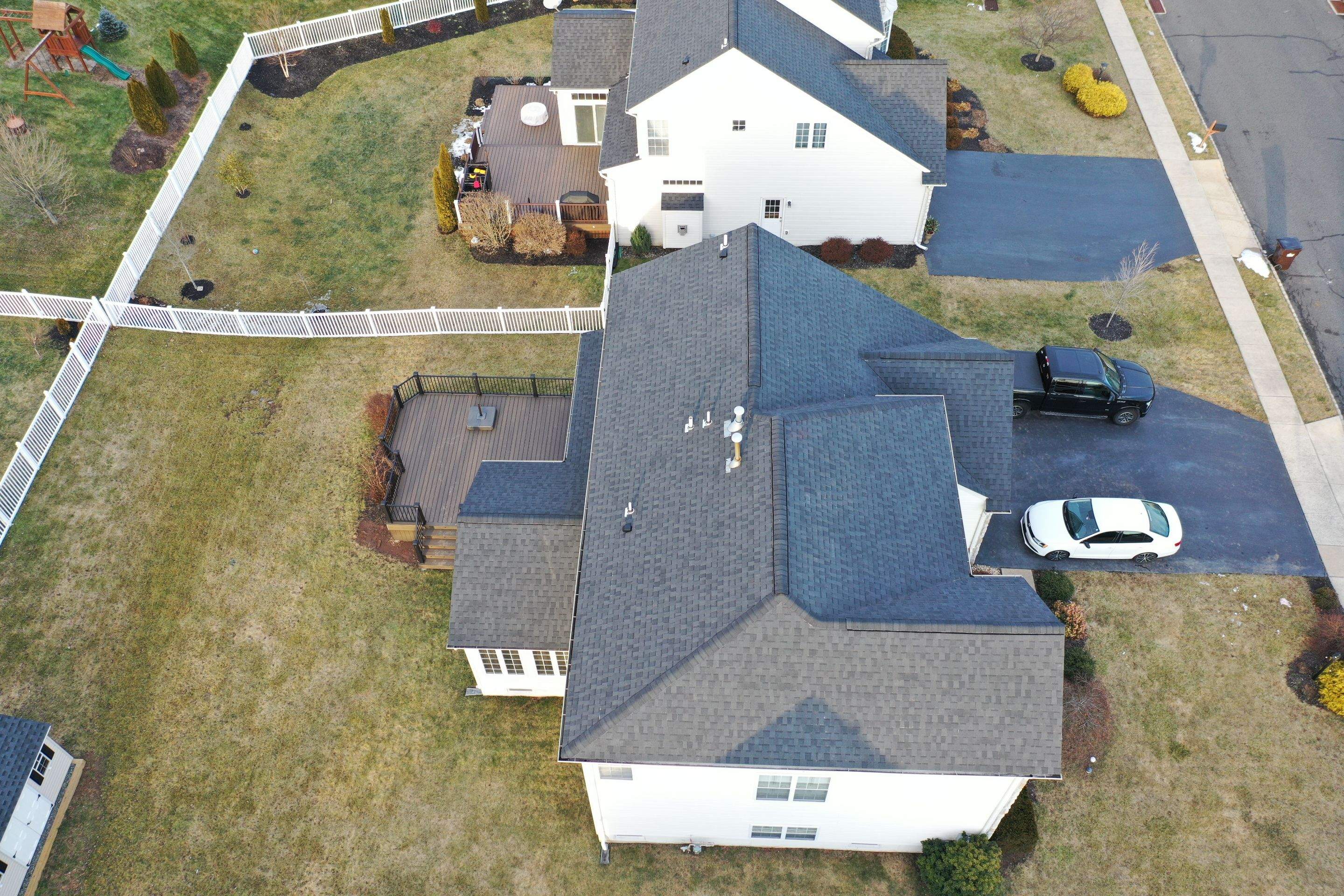 Roofing Installation using CertainTeed Landmark - Moire Black by Storm Guard of Ches-Mont PA