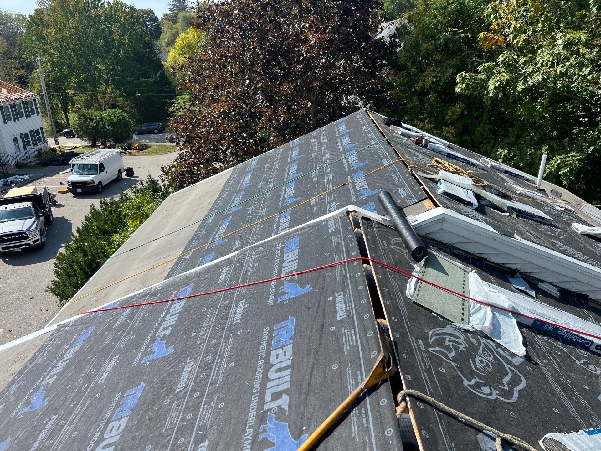 Multi-Unit Townhouse Asphalt Roofing Replacement in Saco by Tall pine roofing