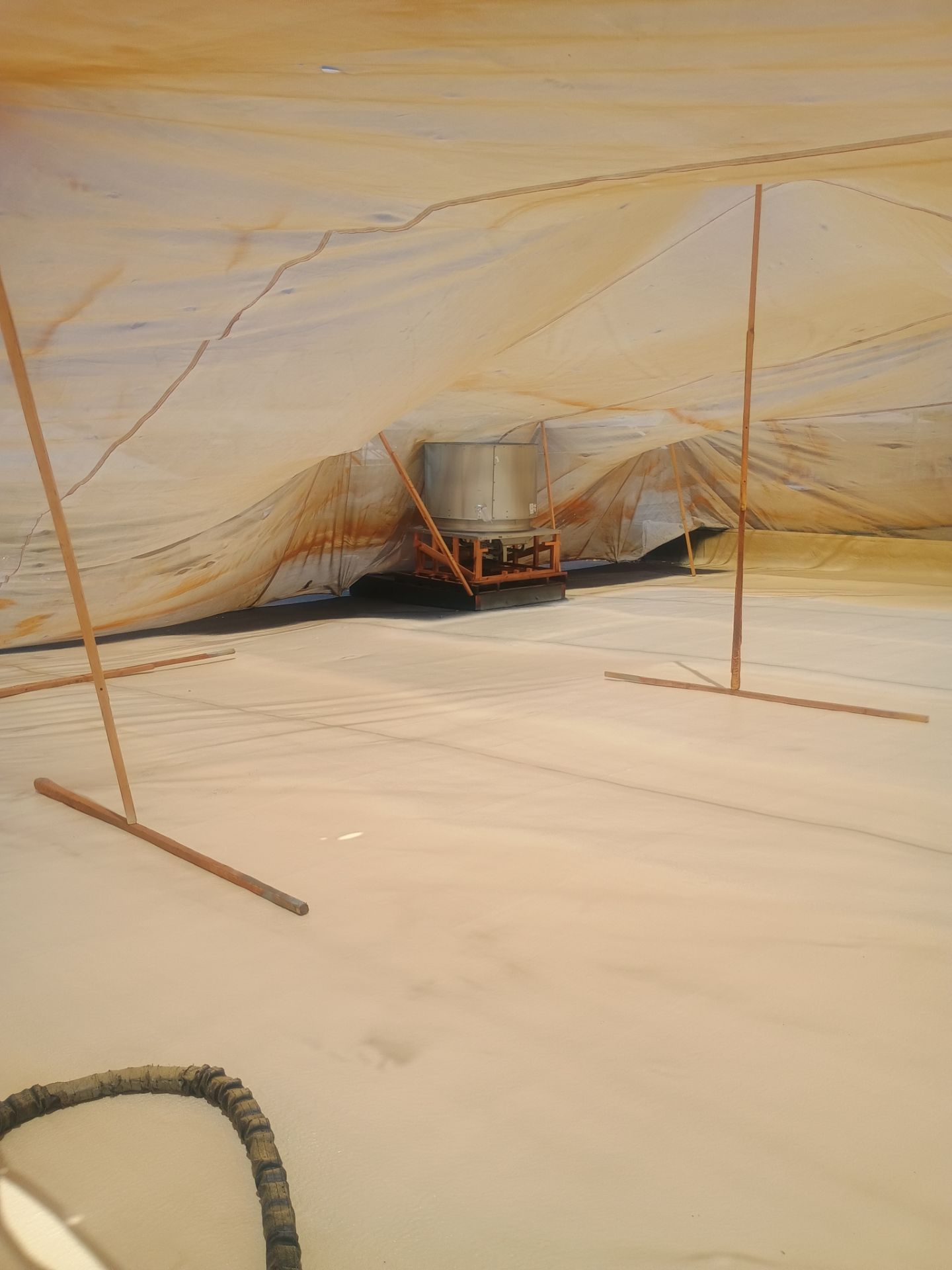 Pro Farms Spray foam roofing project by Straight Edge Roofing Inc