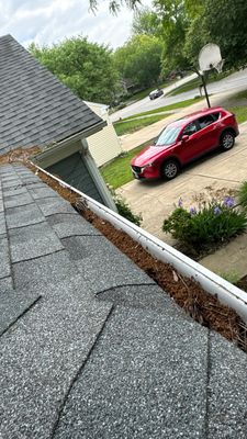 Turtle Shell gutter protection installation in Naperville, IL 60563, photograph 8