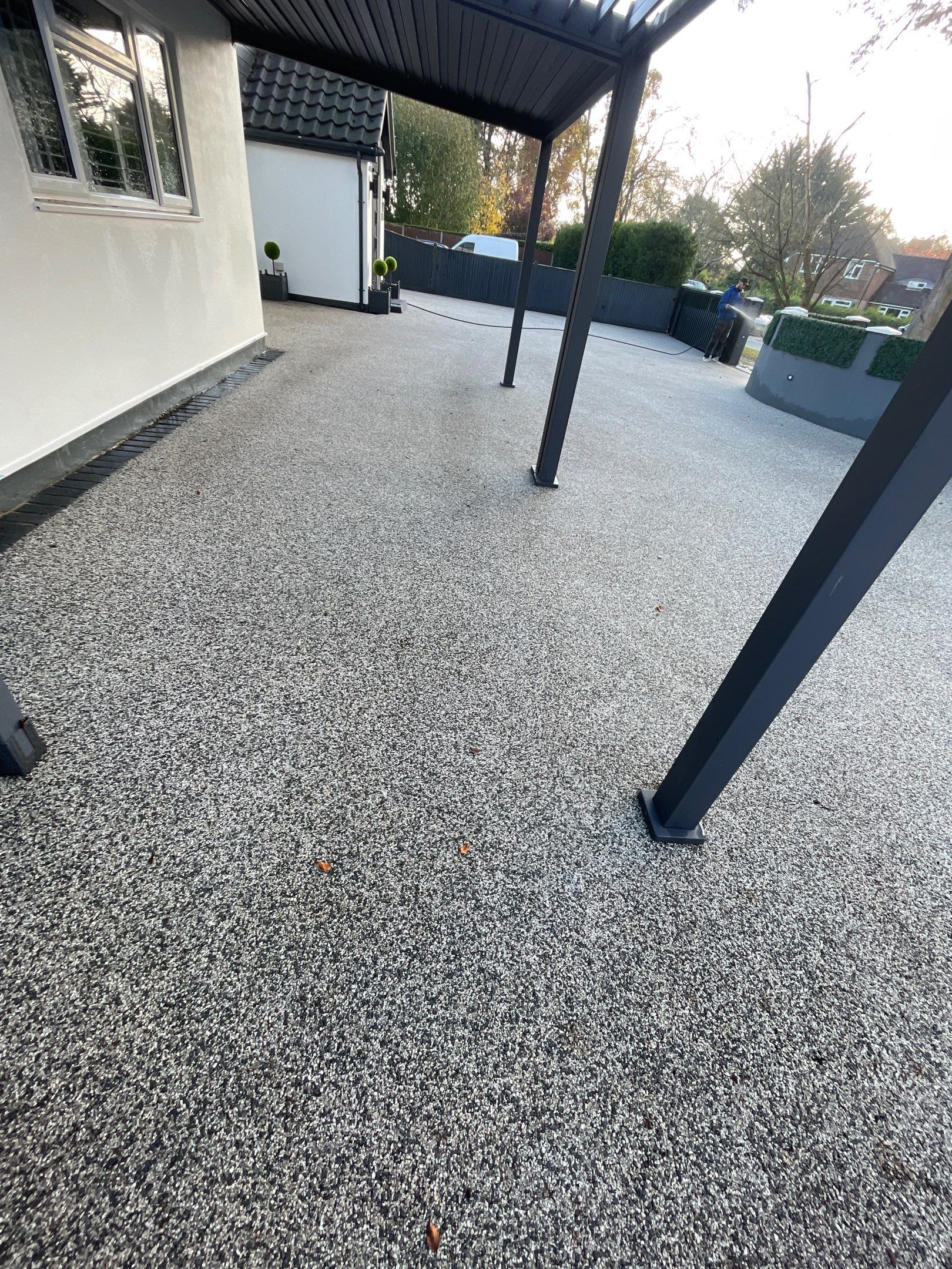 Exterior Clean - Drive - Patio - Paths using Honda 15lpm Low Pressure Washing Machine by Ges Exterior Cleaning ltd