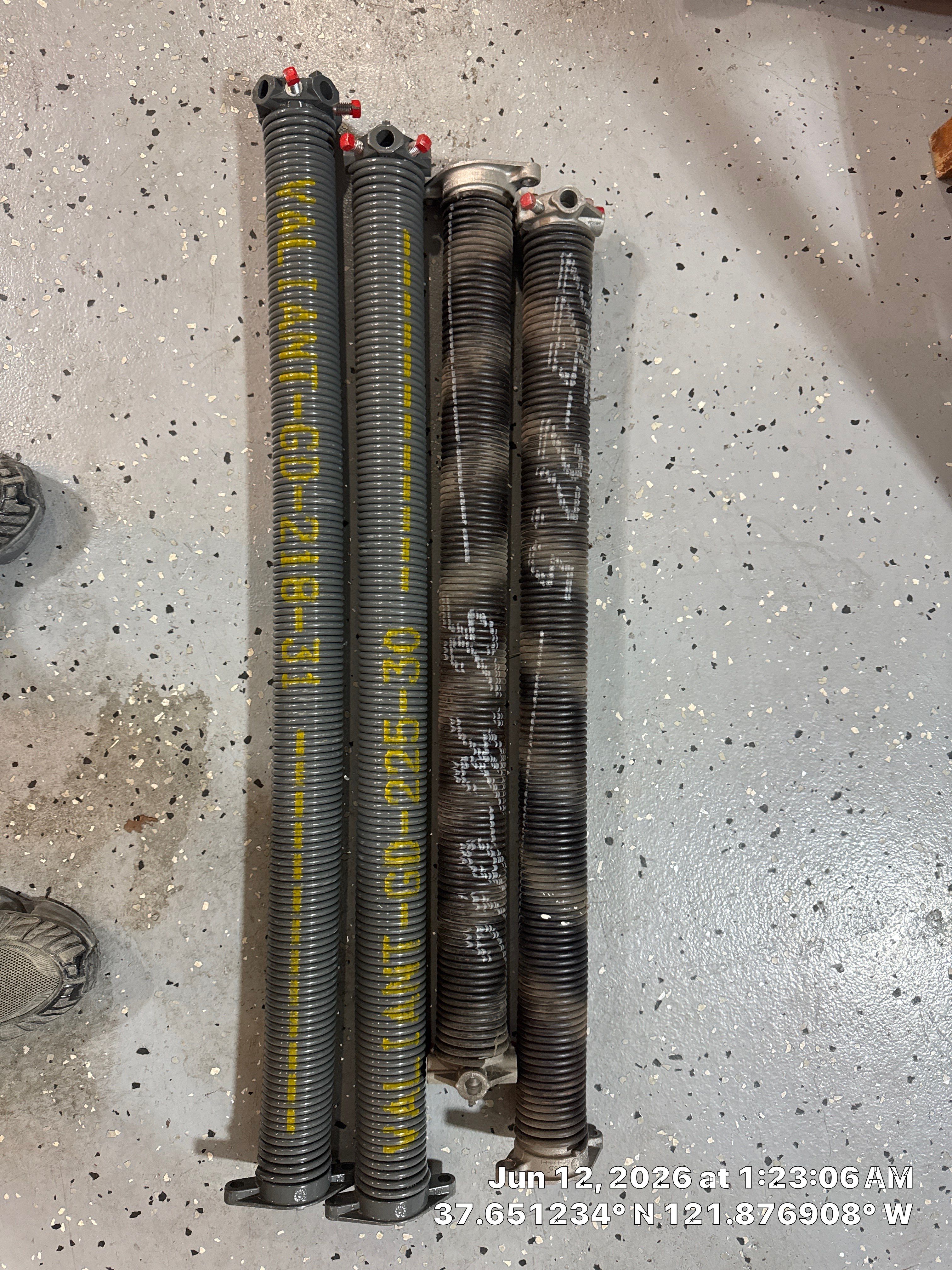Torsion Spring Replacement for Residential Garage Door in Pleasanton by Valiant Garage Door