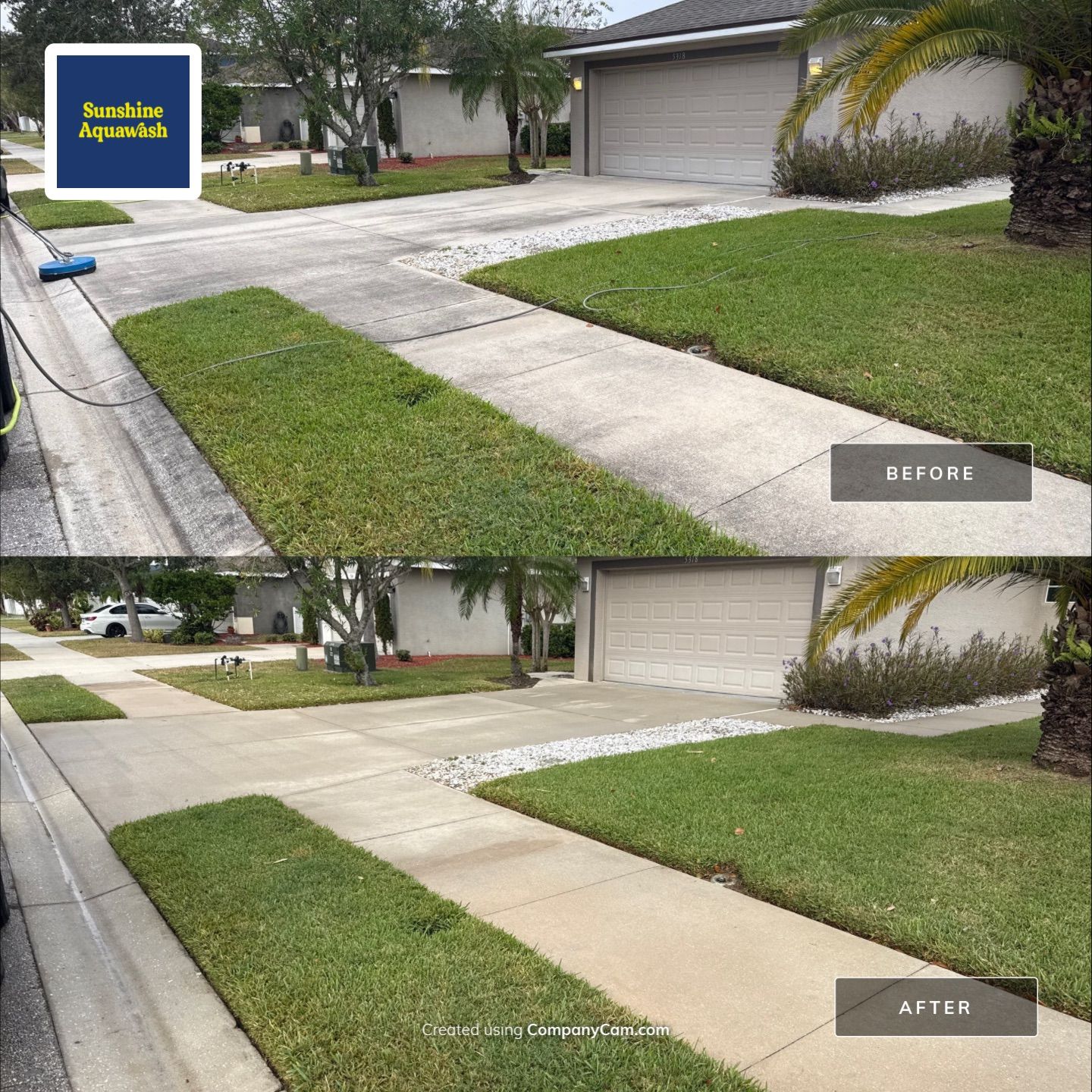 Vinyl Fence Cleaning, Driveway & Sidewalk Cleaning in Crystal Lakes – Palmetto, FL by Sunshine AquaWash