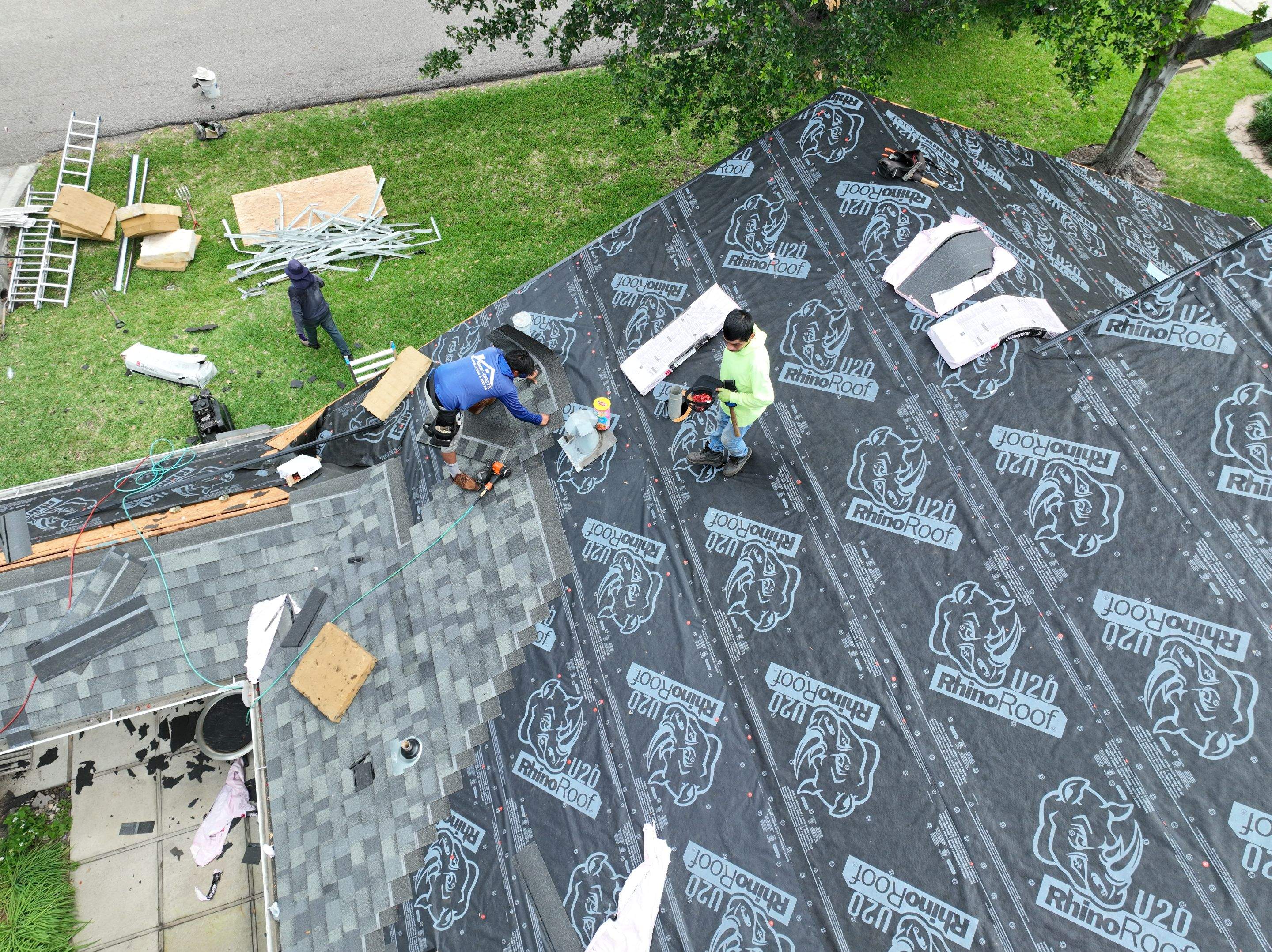 Residential Roofing Installation using Owen's Corning Duration by Roof Concepts Construction