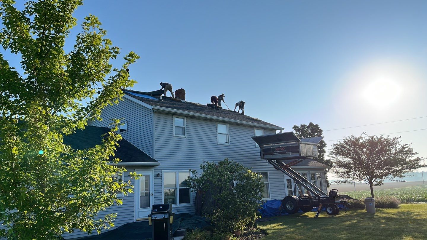 Residential Roofing Installation using Metstar Slate Plus Smooth Black by Nitro Roofing and Construction