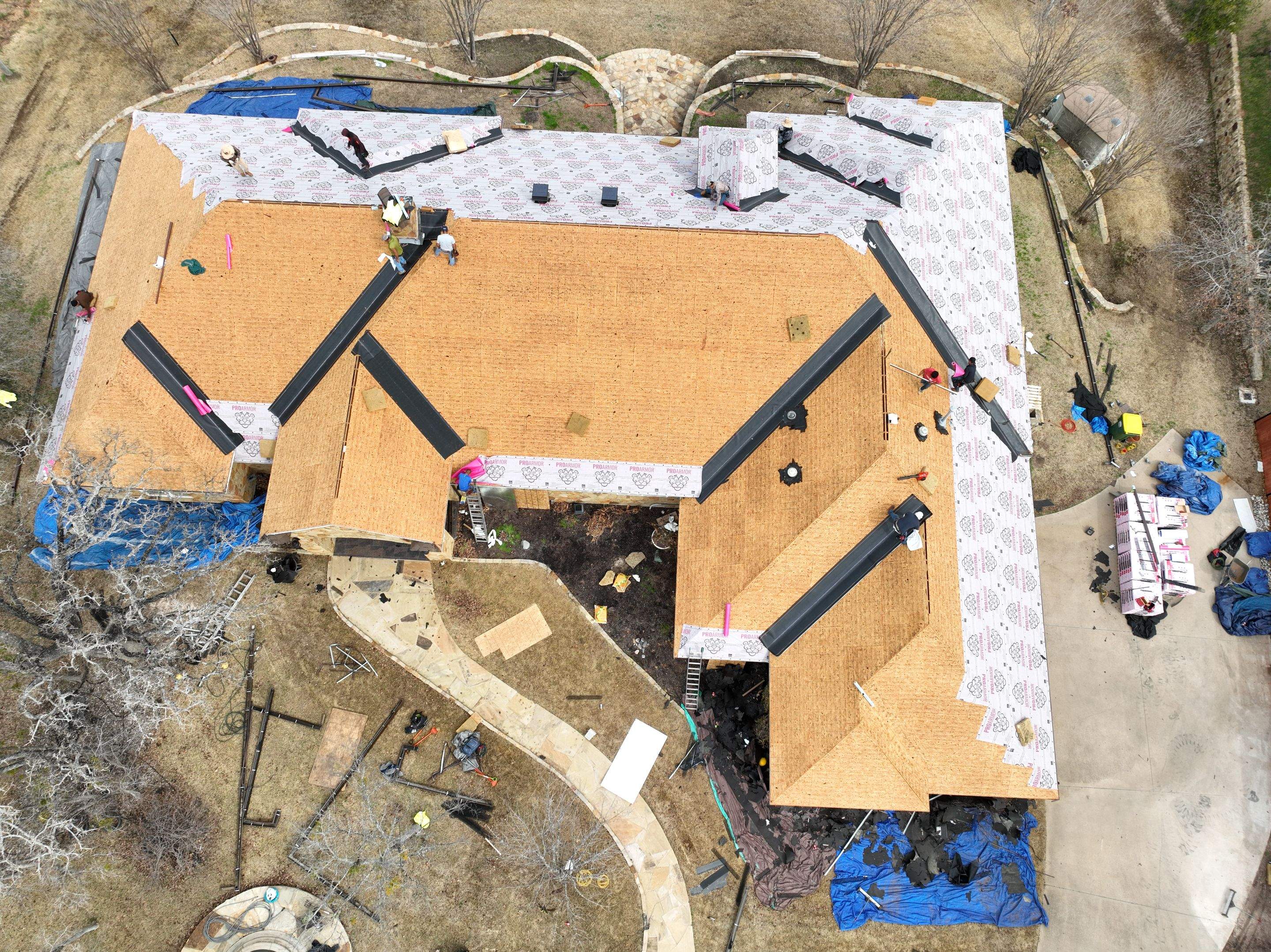 Residential Roofing Installation using Owens Corning Duration by Becker Roofing and Exteriors