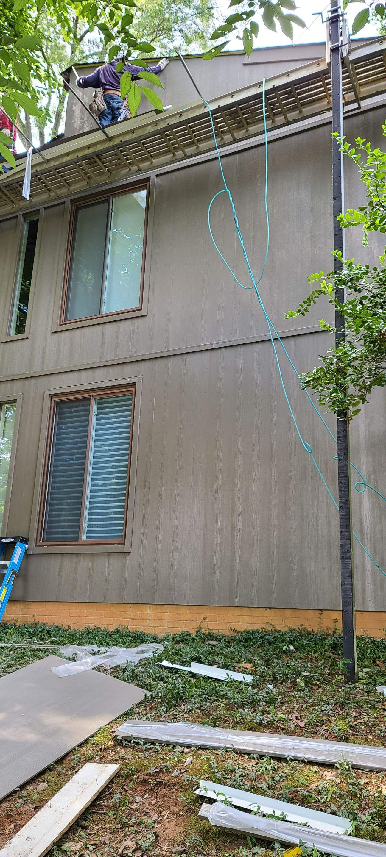 James Hardie Board and Batten Siding and ProVia entry door by Window Depot of Annapolis