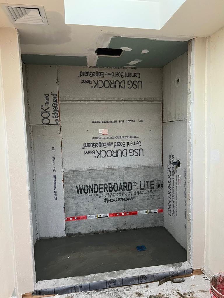 Bathroom Remodel using Tile by Home Concepts Construction