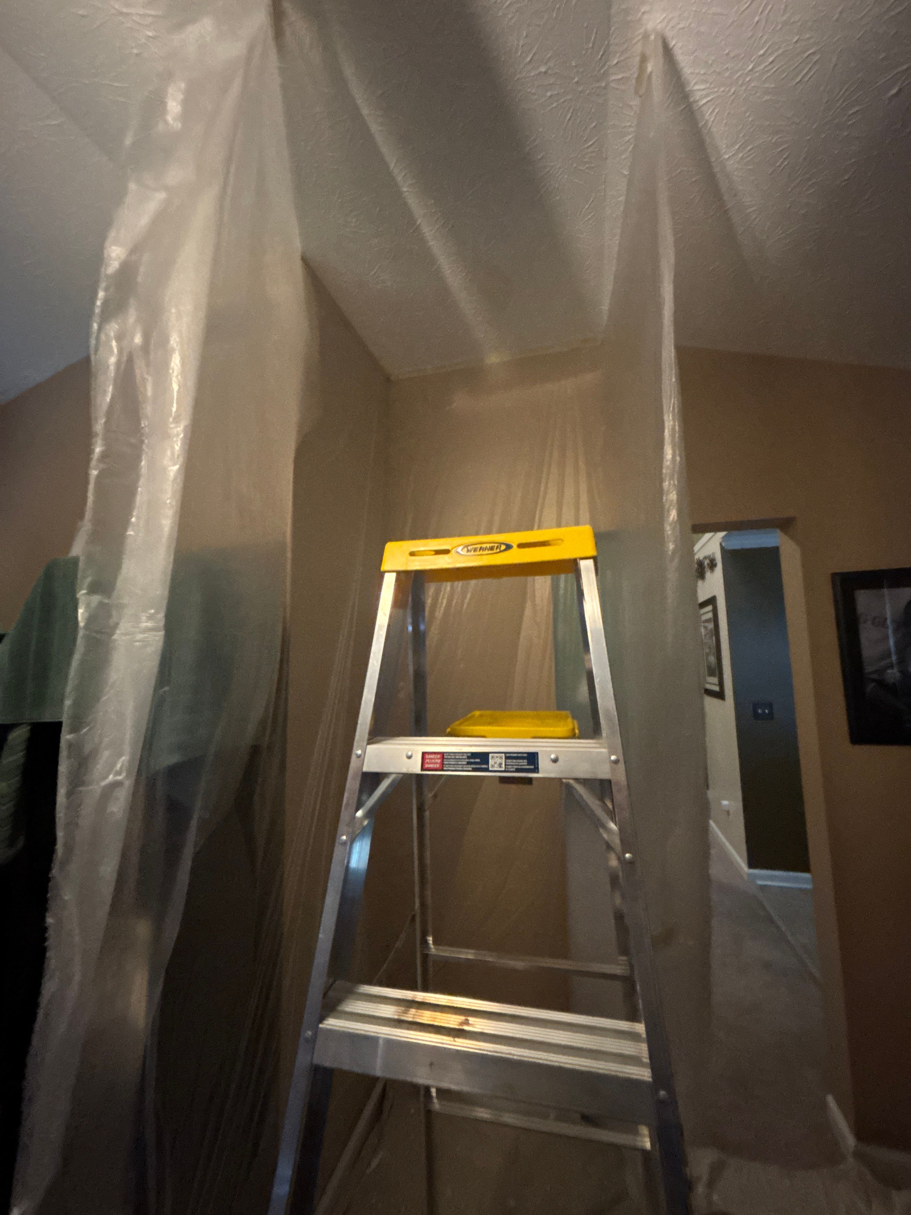Roof repair and ceiling repair by Deerfield Roofing LLC