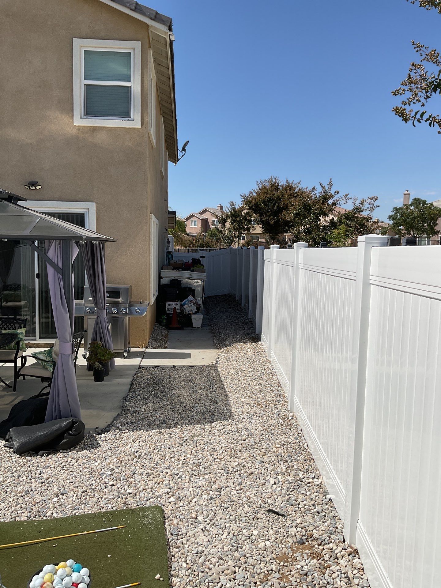 Fence Installation using Vinyl by Fence Guys Inc.
