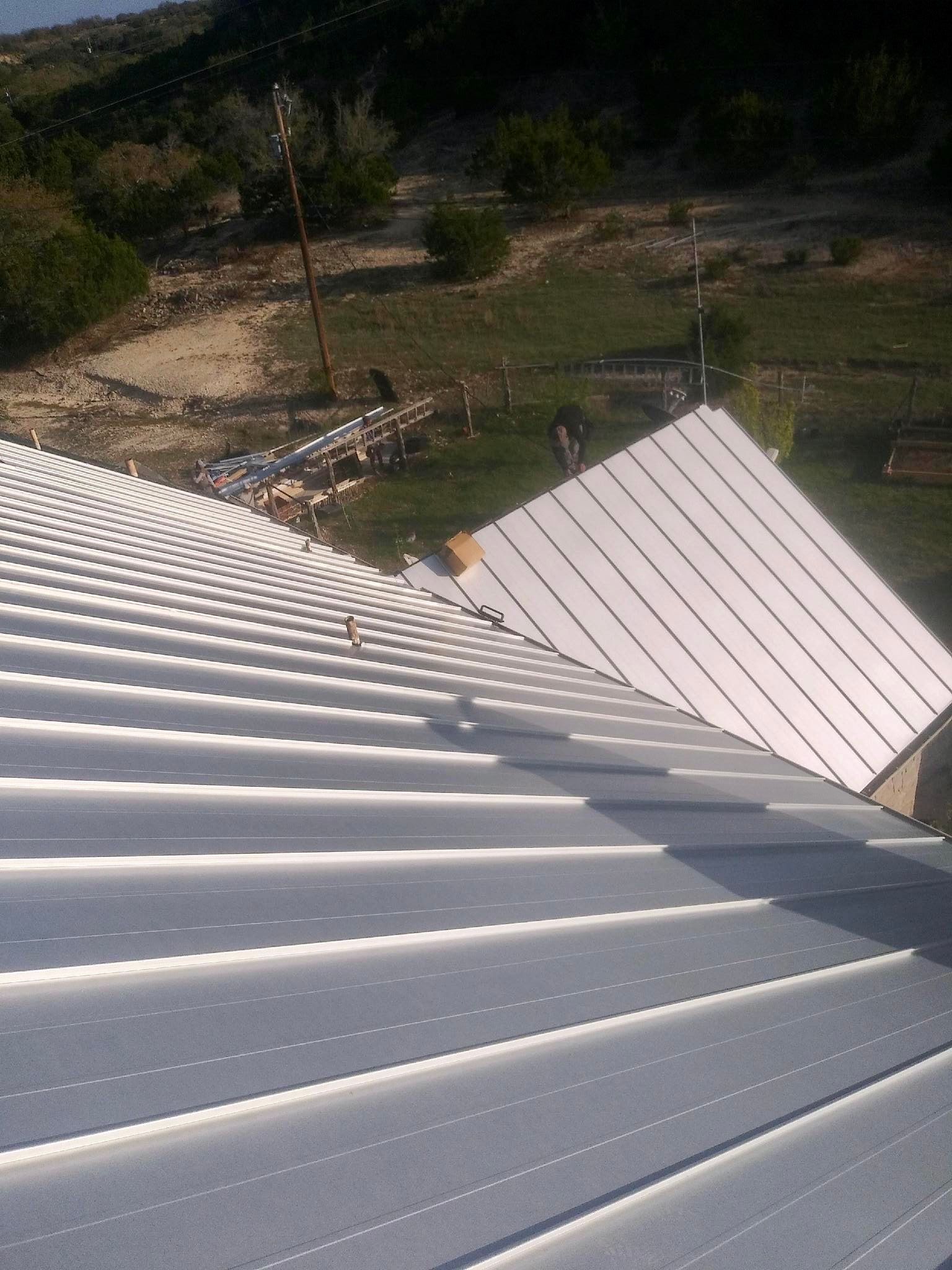 Residential Metal Roof Installation using McElroy Metal by Premier Roofing and Contracting