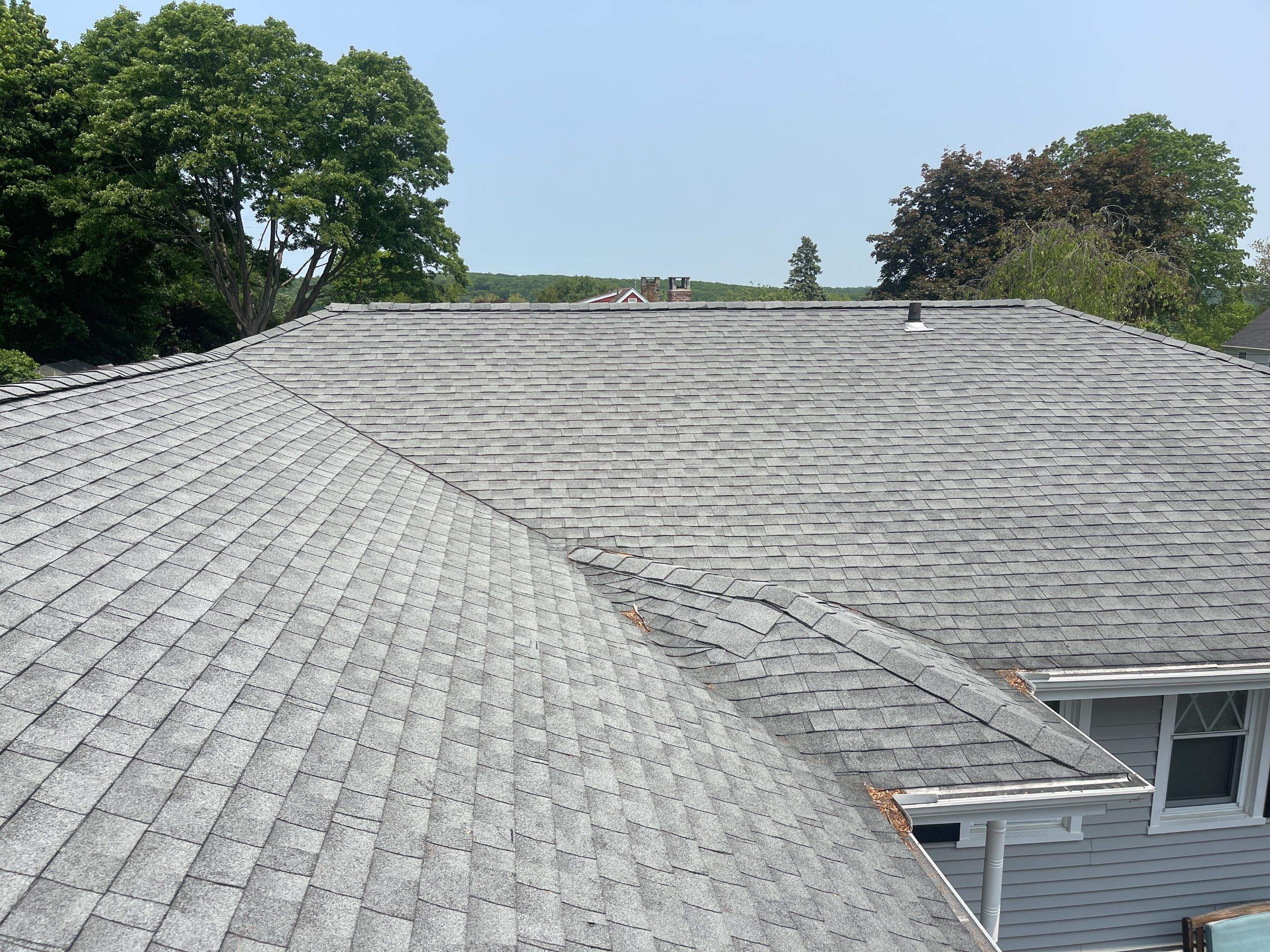 Residential Roofing Installation using Owens Corning Duration Onyx Black by A Plus Exterior