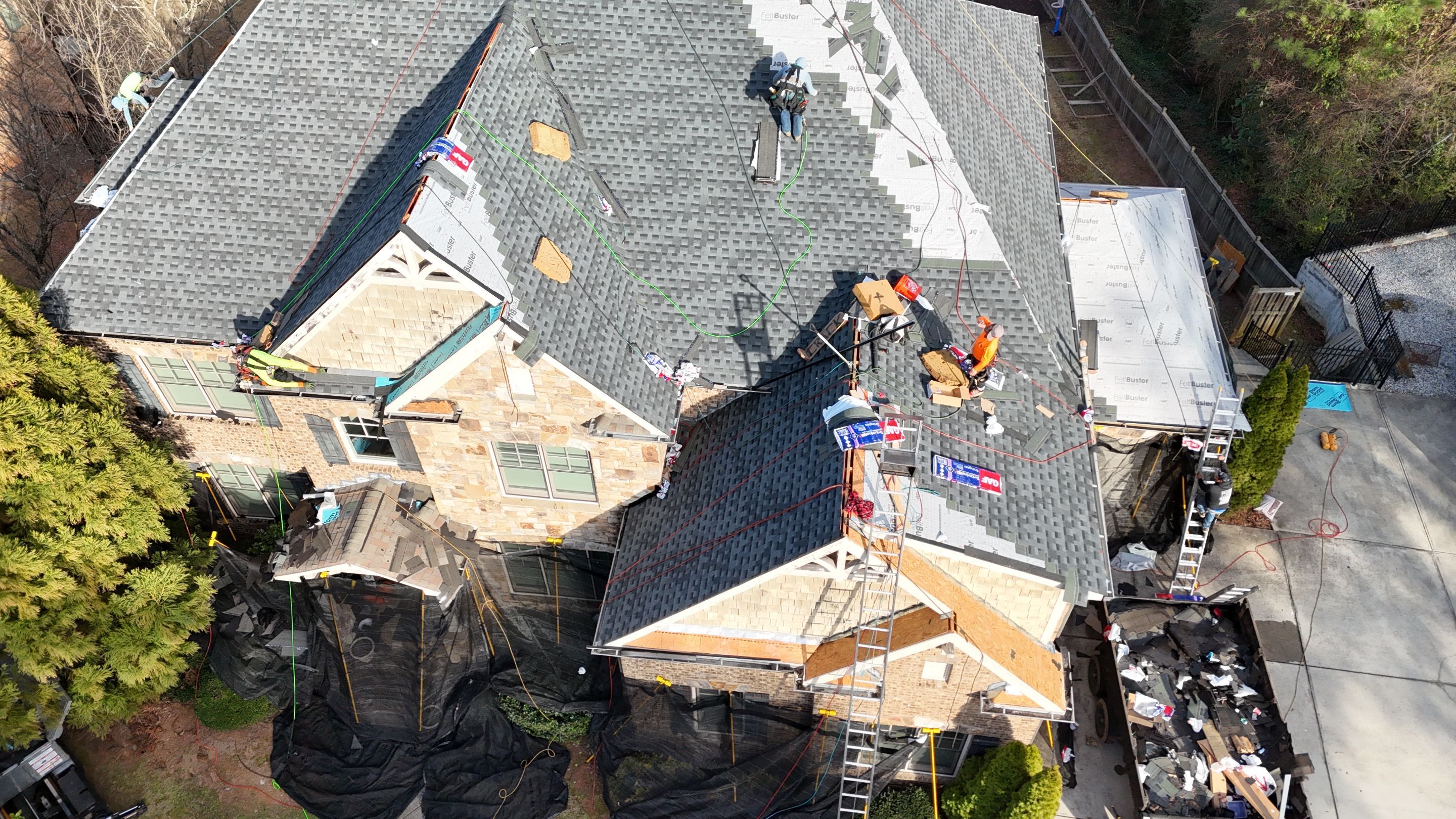 GAF Timberline HDZ in Charcoal by Element Pros Roofing, LLC