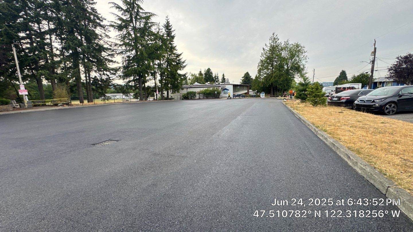 Sealcoat Parking Lot Renovation by Jireh Asphalt & Concrete Inc 