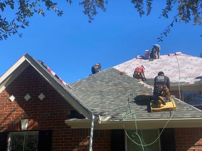 Residential Roofing Installation using Owen's Corning Duration (Lifetime) Shingles