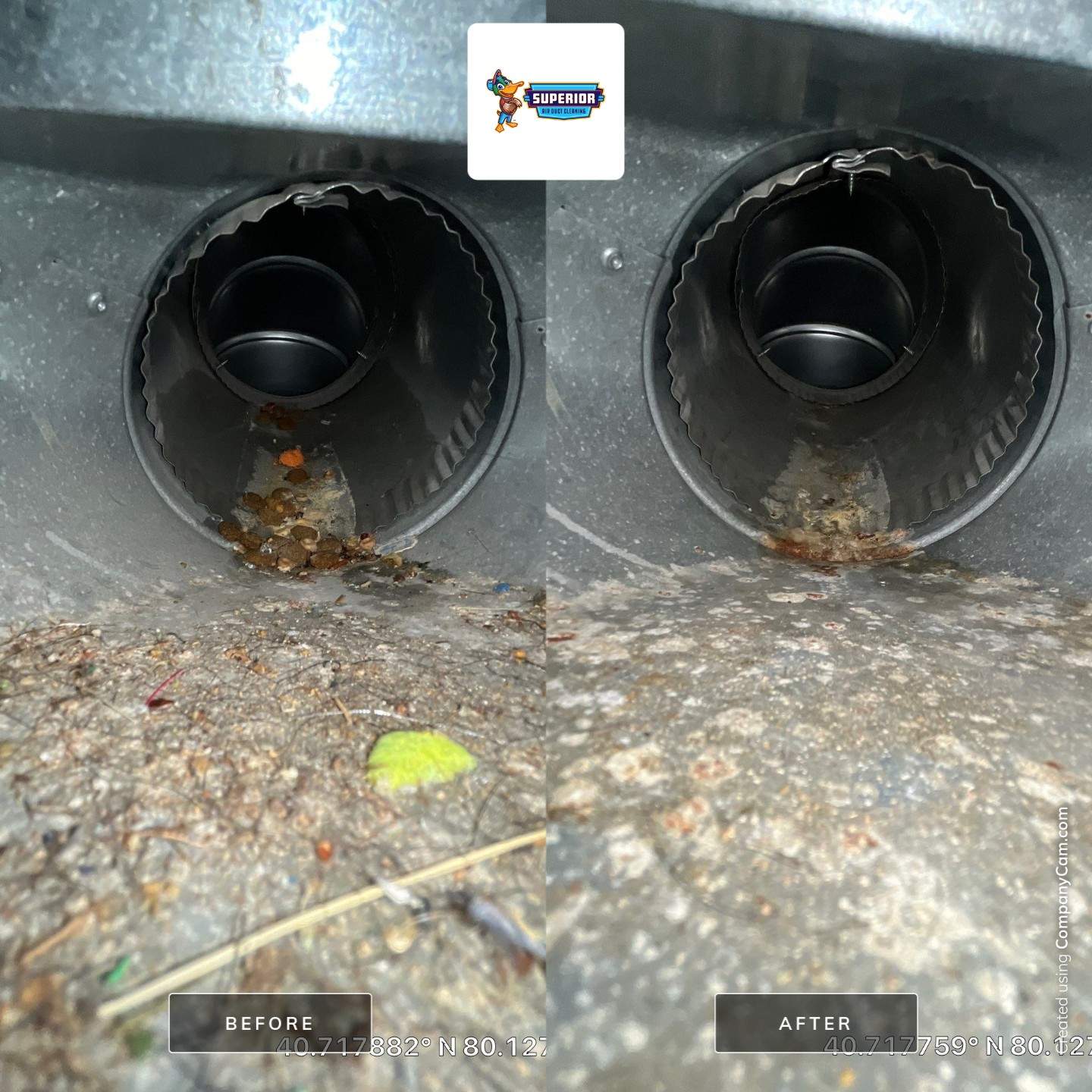 Air Duct & Dryer Vent Cleaning With a Vacuum Truck in Cranberry Twp, PA by Superior Air Duct Cleaning