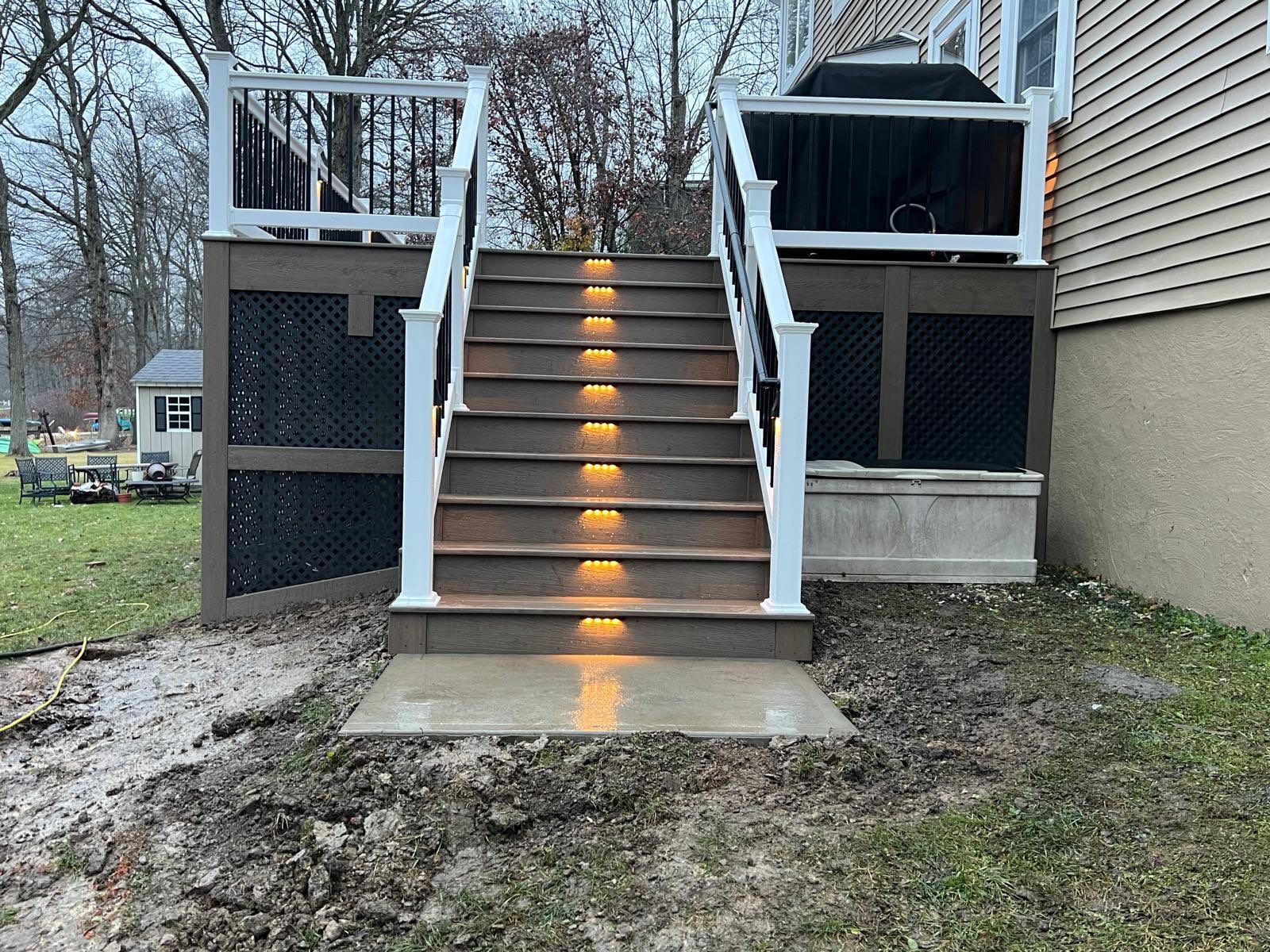 Deck Resurface + Extension  in Randolph by deck guardian